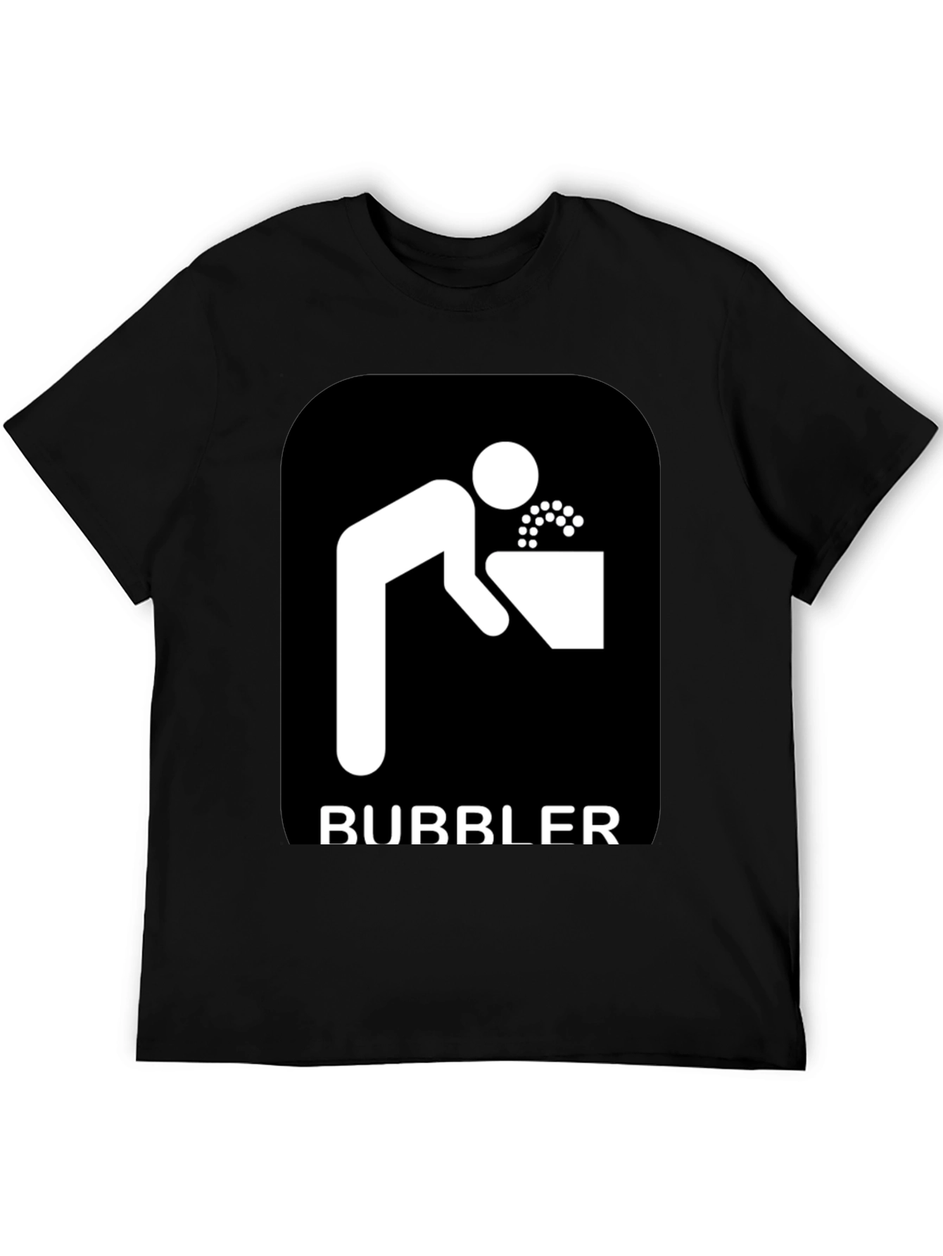 Bubbler Graphic Tee - Novelty Drinking Fountain Design