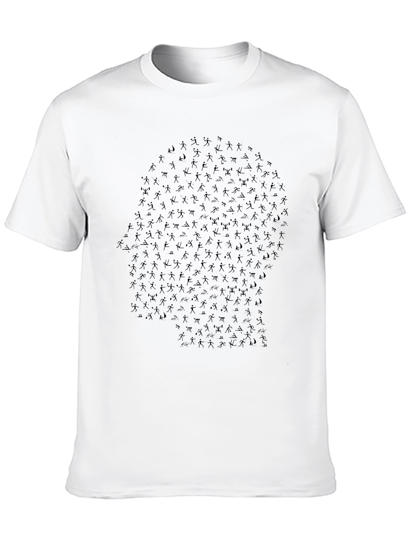 Silhouette Crowd Black T-Shirt