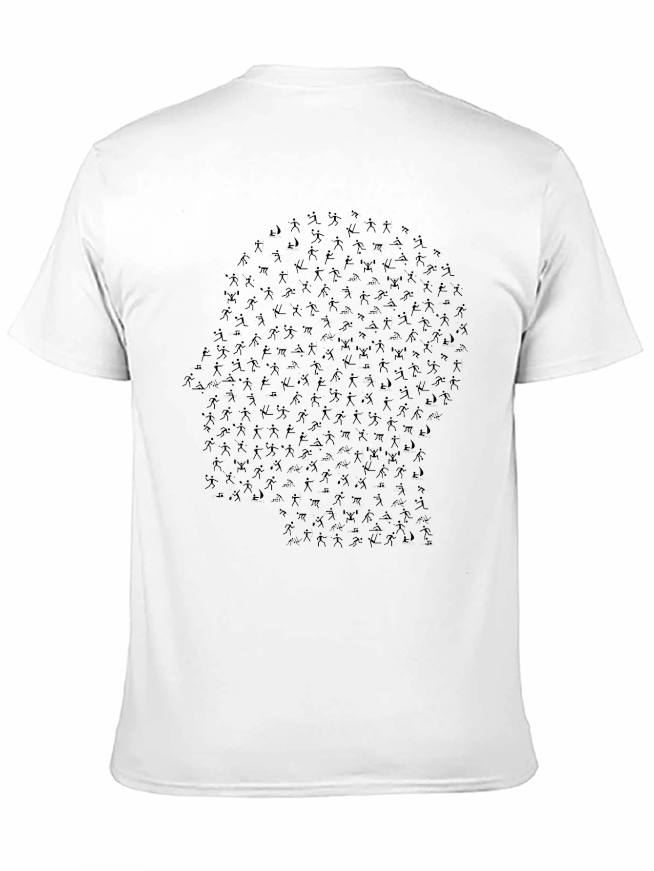 Silhouette Crowd Black T-Shirt