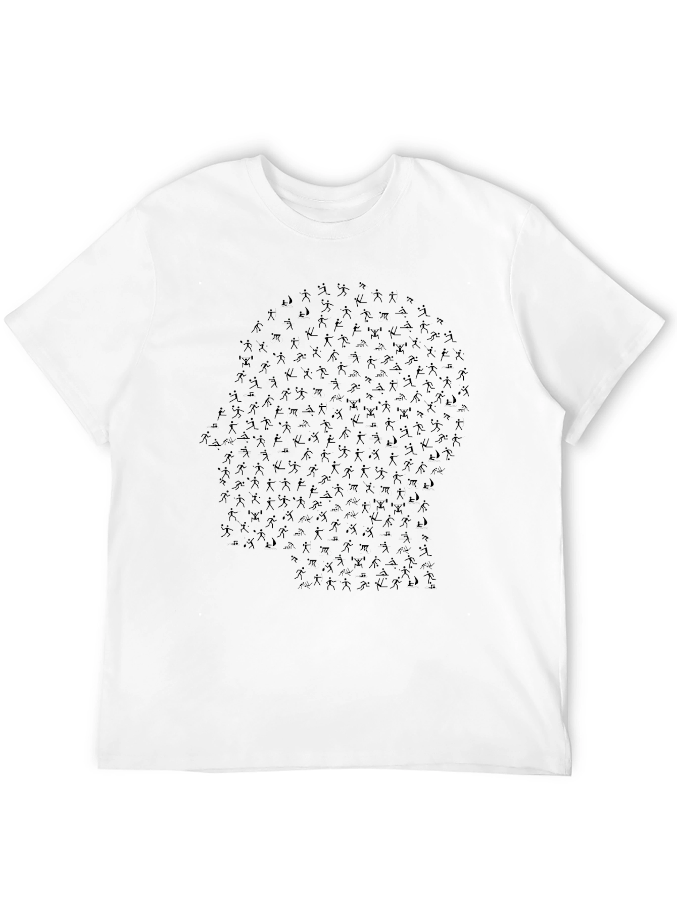 Silhouette Crowd Black T-Shirt