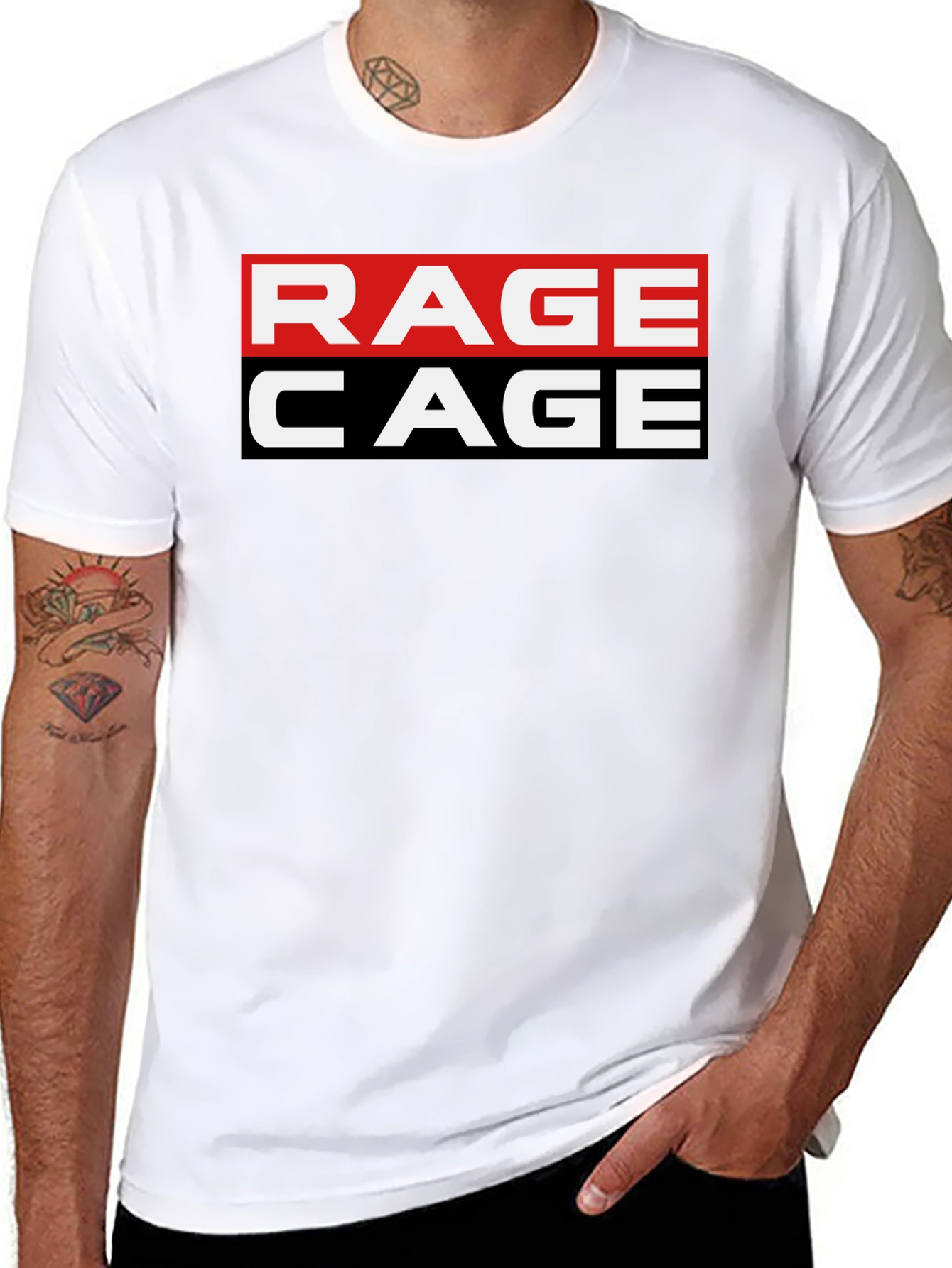 Rage Cage Graphic Tee - Black