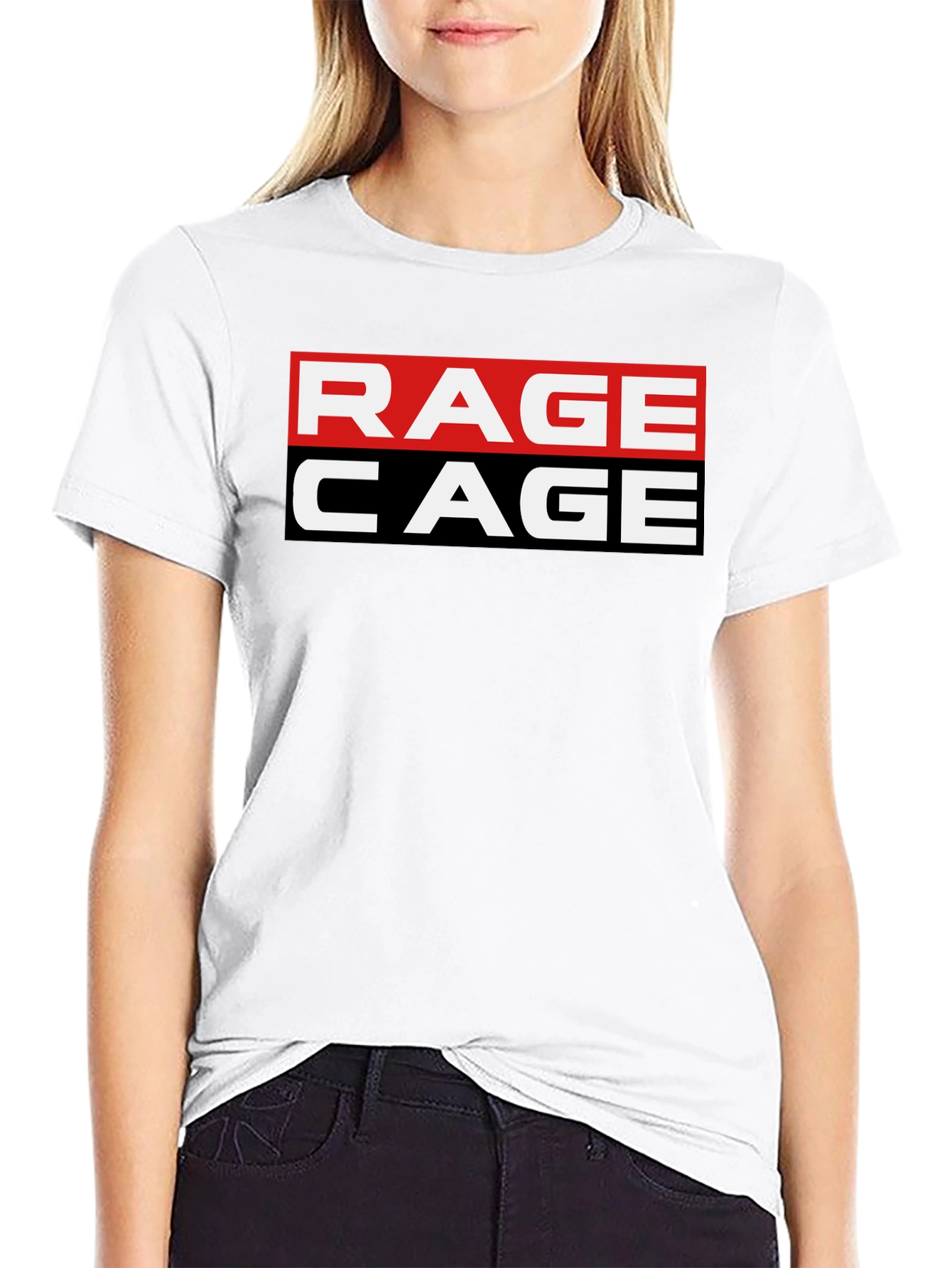 Rage Cage Graphic Tee - Black