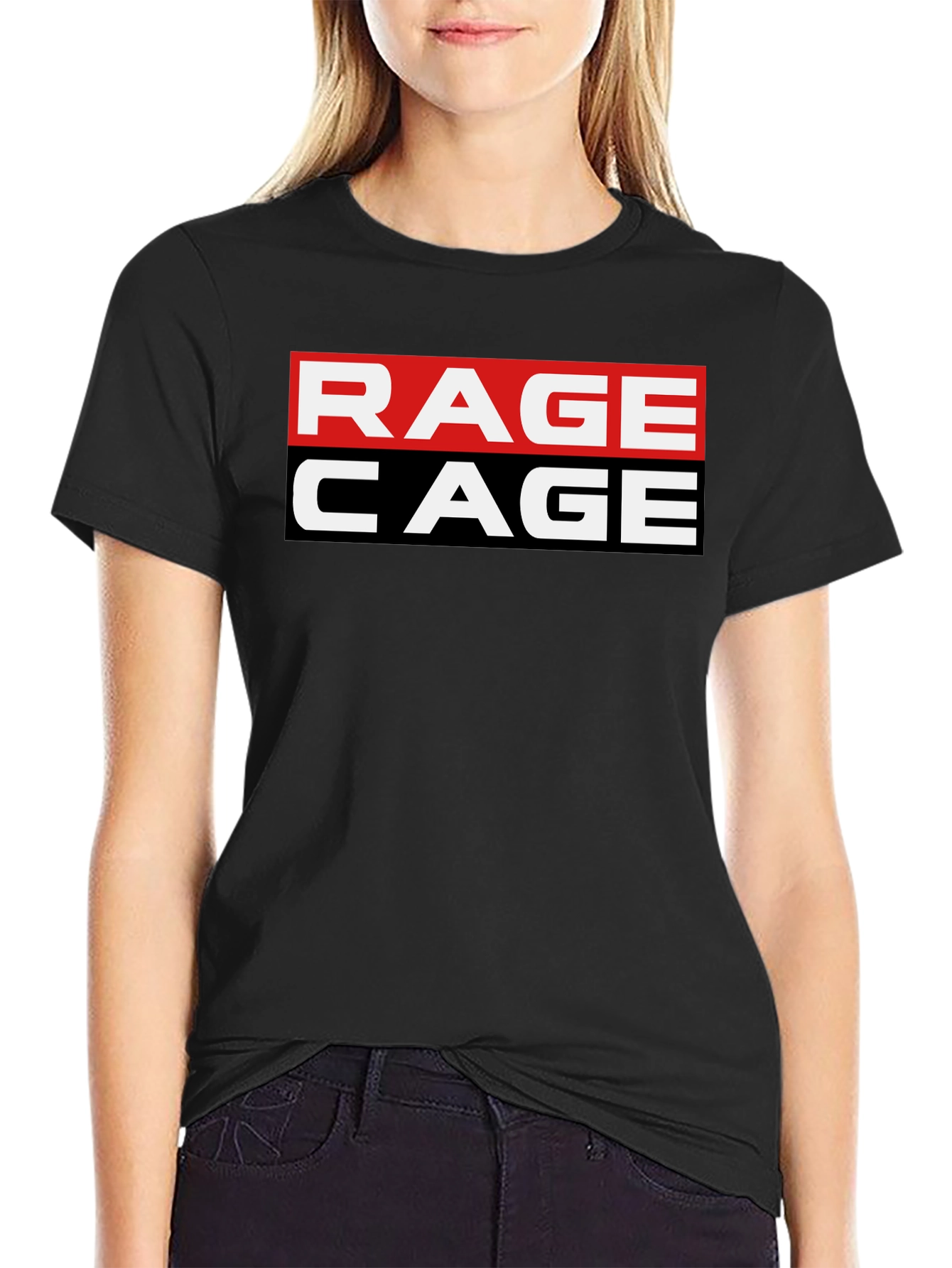 Rage Cage Graphic Tee - Black