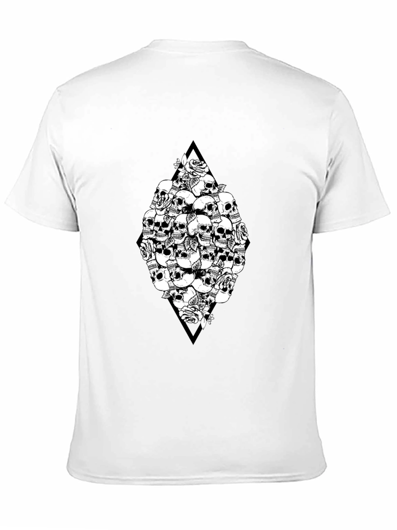Skull & Rose Graphic Black T-Shirt