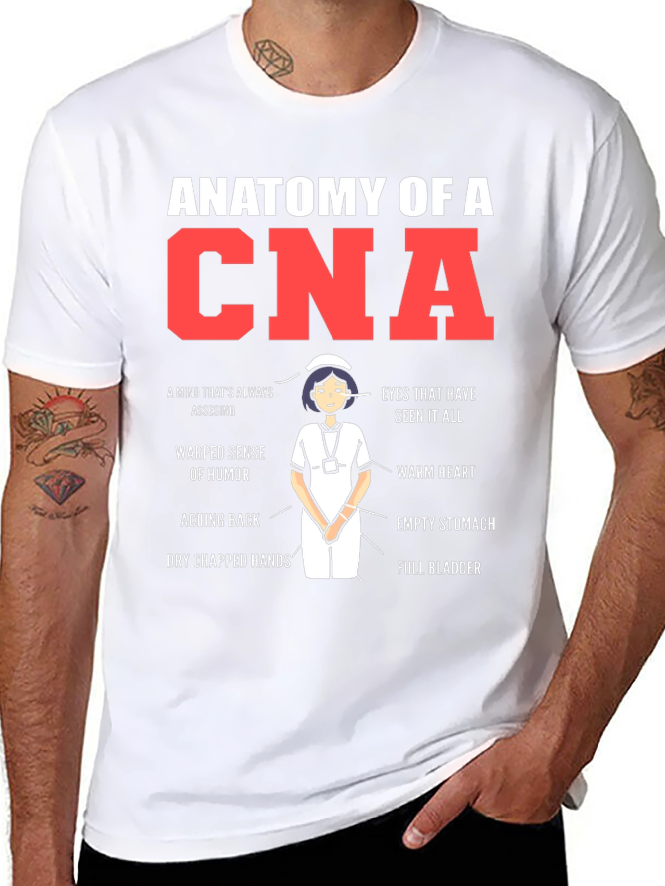 Anatomy of a CNA T-Shirt