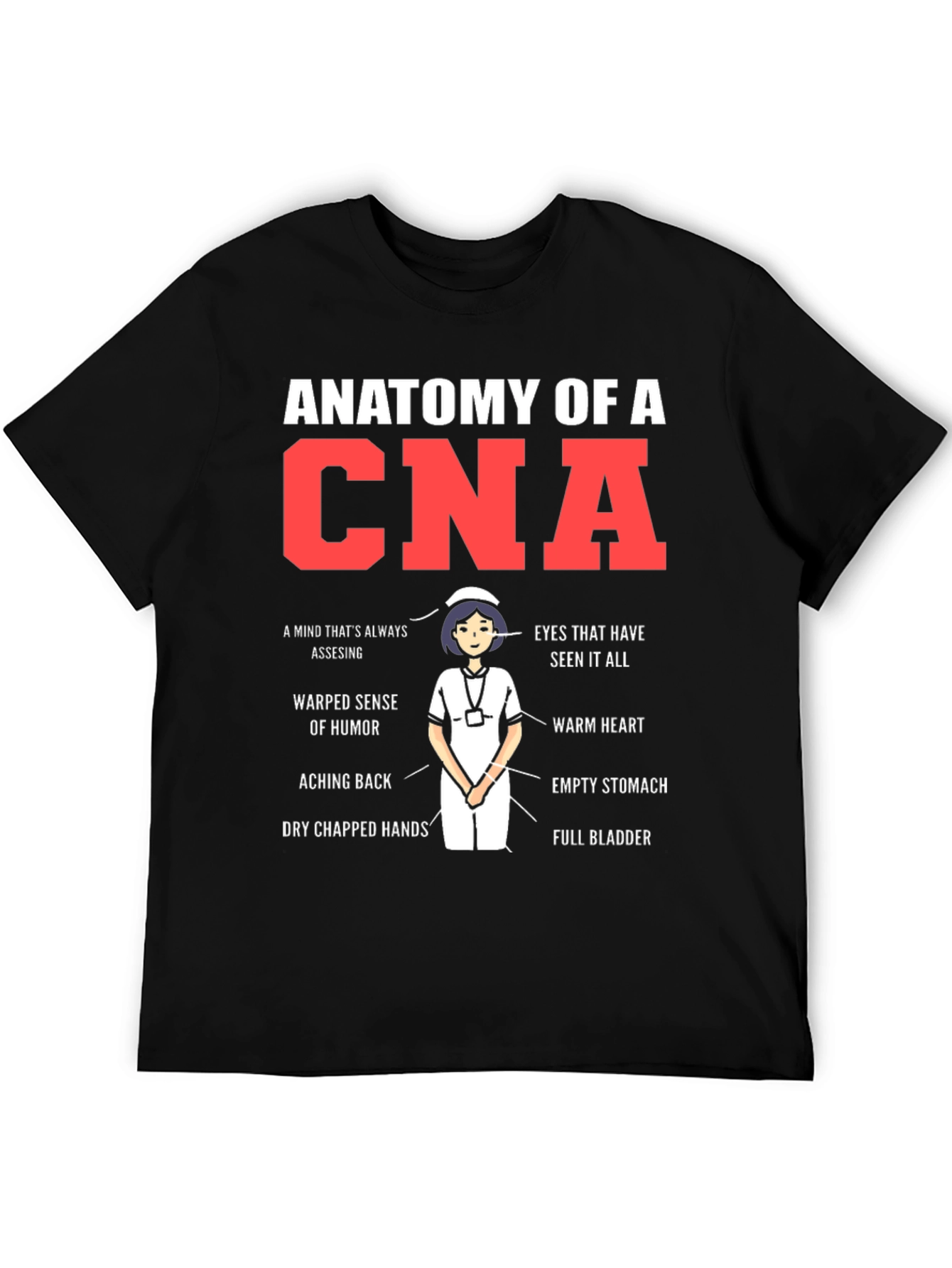 Anatomy of a CNA T-Shirt