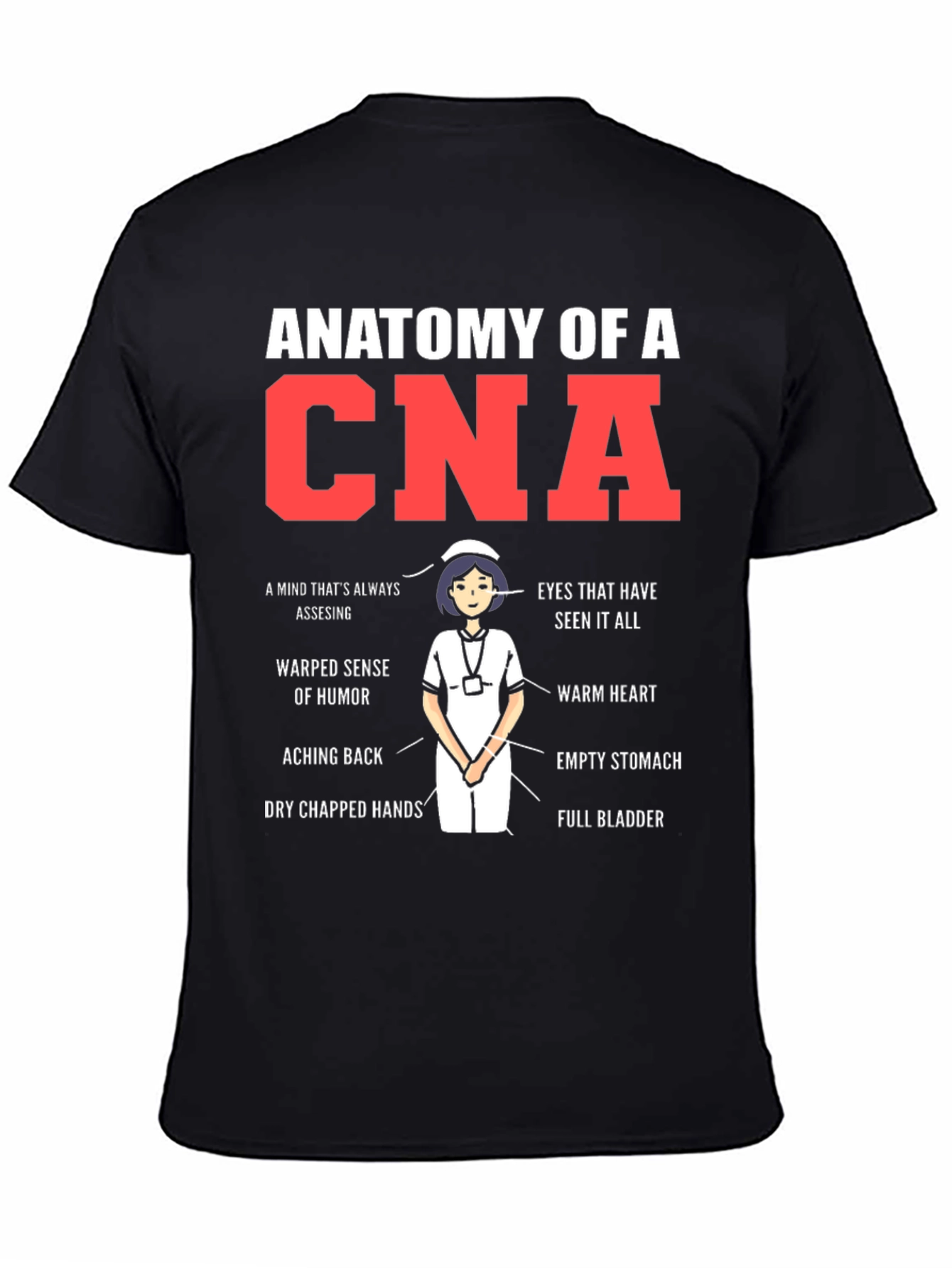 Anatomy of a CNA T-Shirt