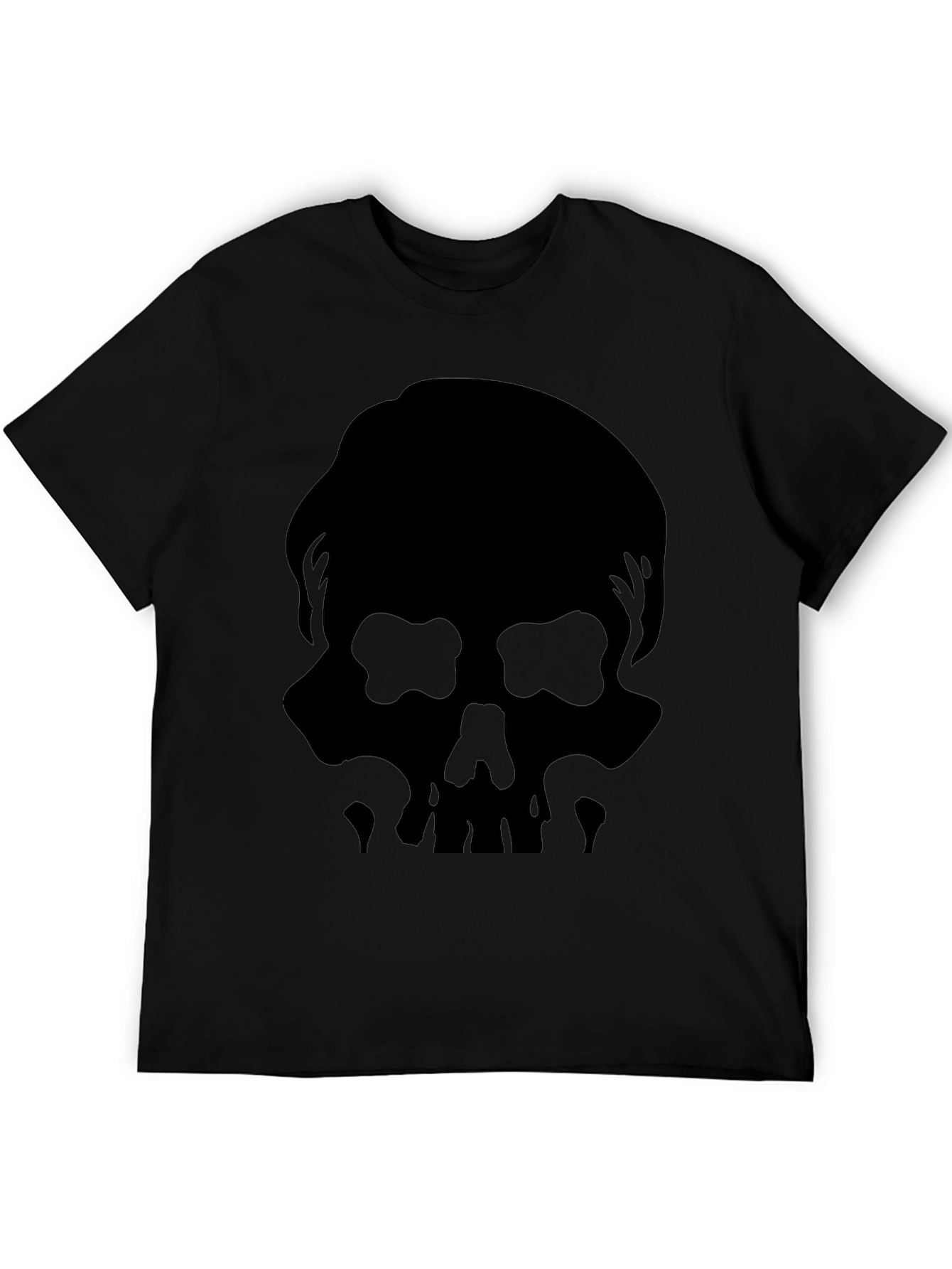 Skull Silhouette Graphic Tee - Mens