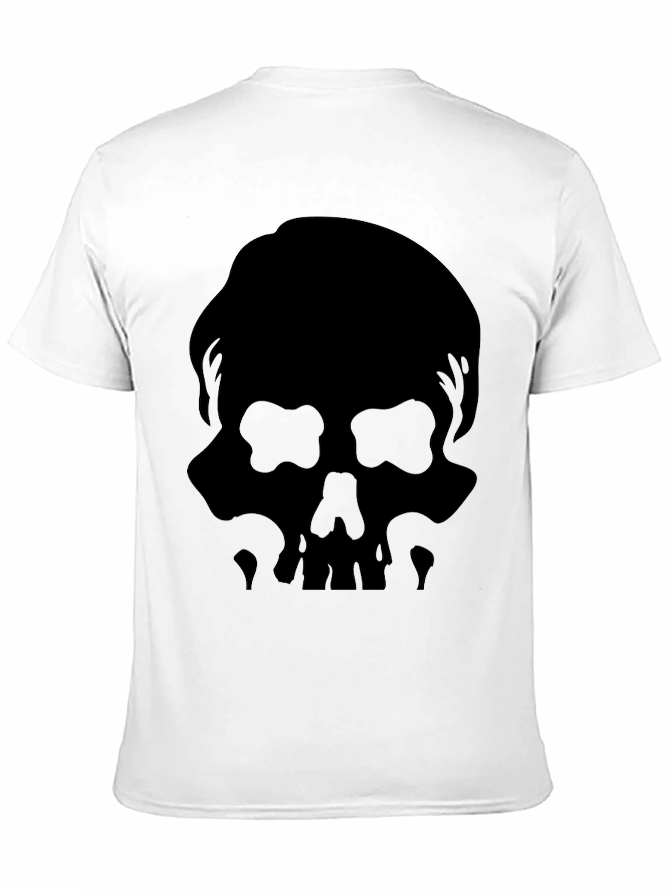 Skull Silhouette Graphic Tee - Mens
