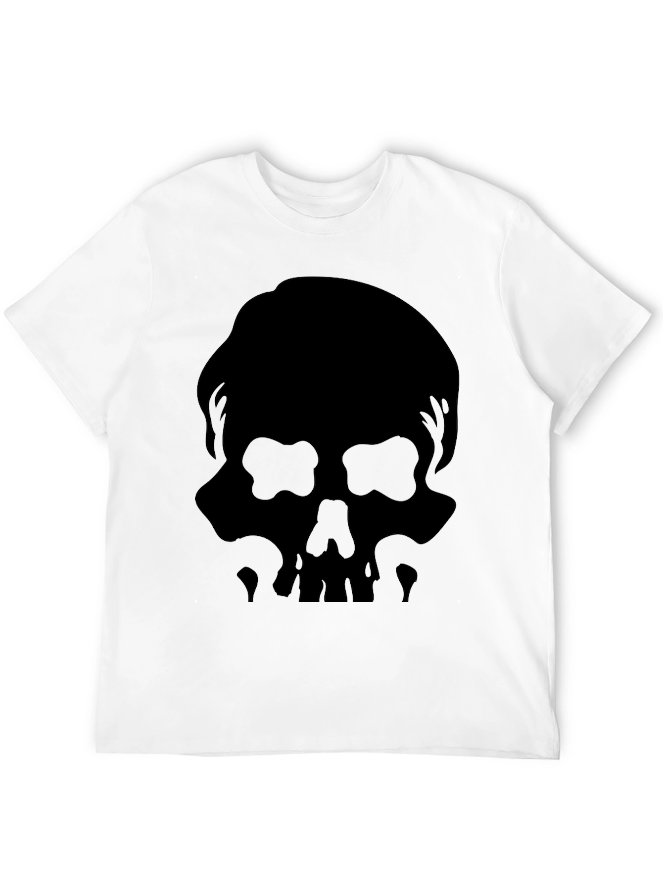 Skull Silhouette Graphic Tee - Mens