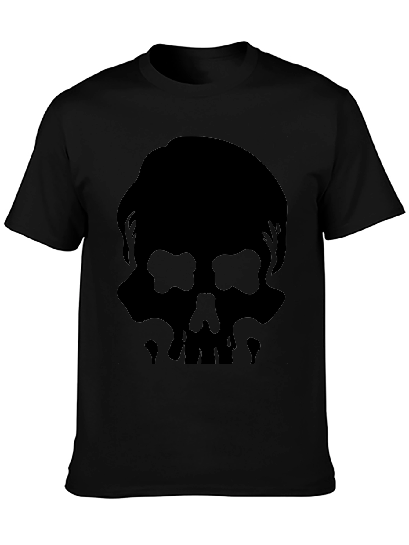 Skull Silhouette Graphic Tee - Mens