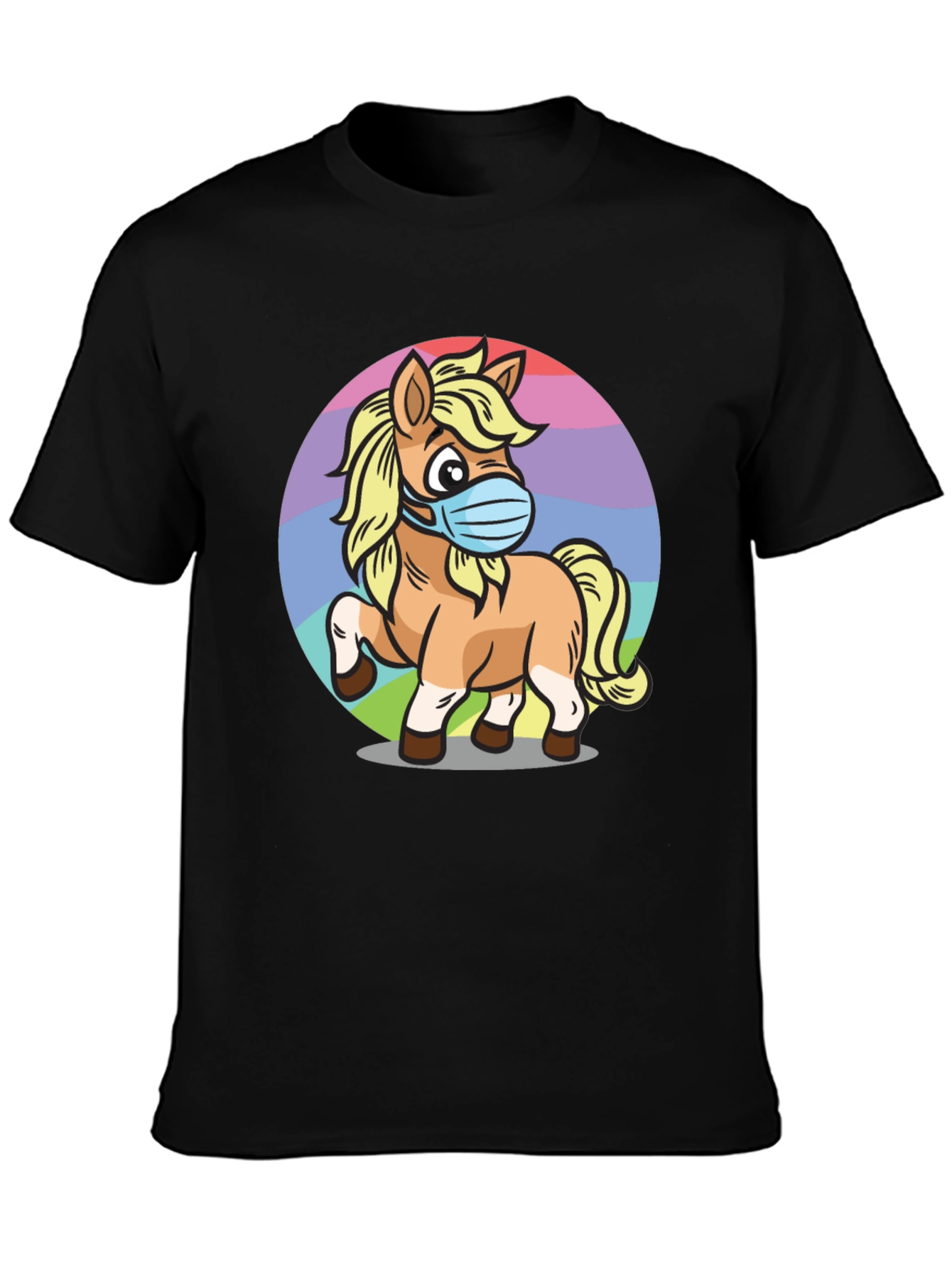 Masked Pony Graphic Tee - Stylish & Comfy