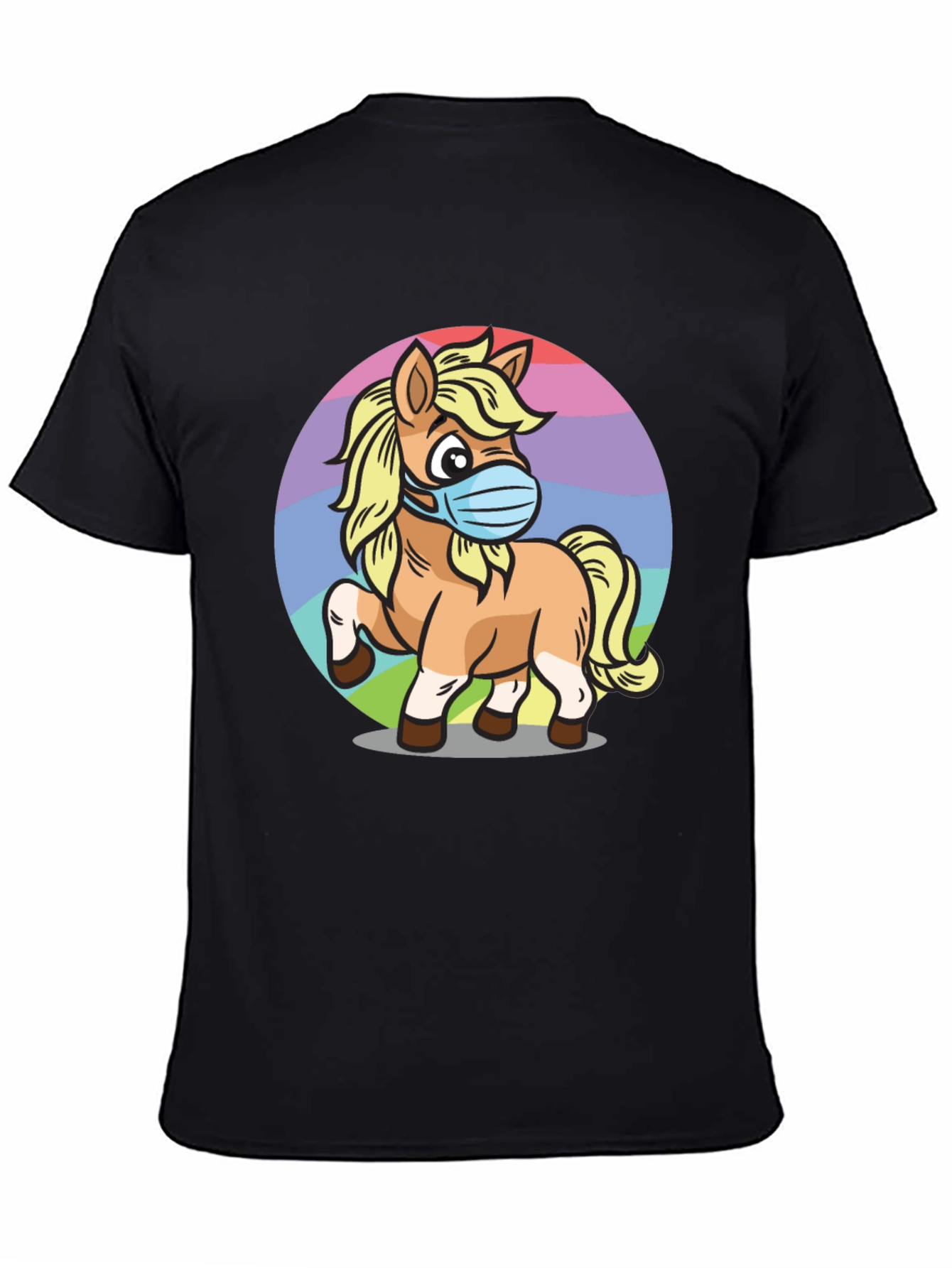 Masked Pony Graphic Tee - Stylish & Comfy