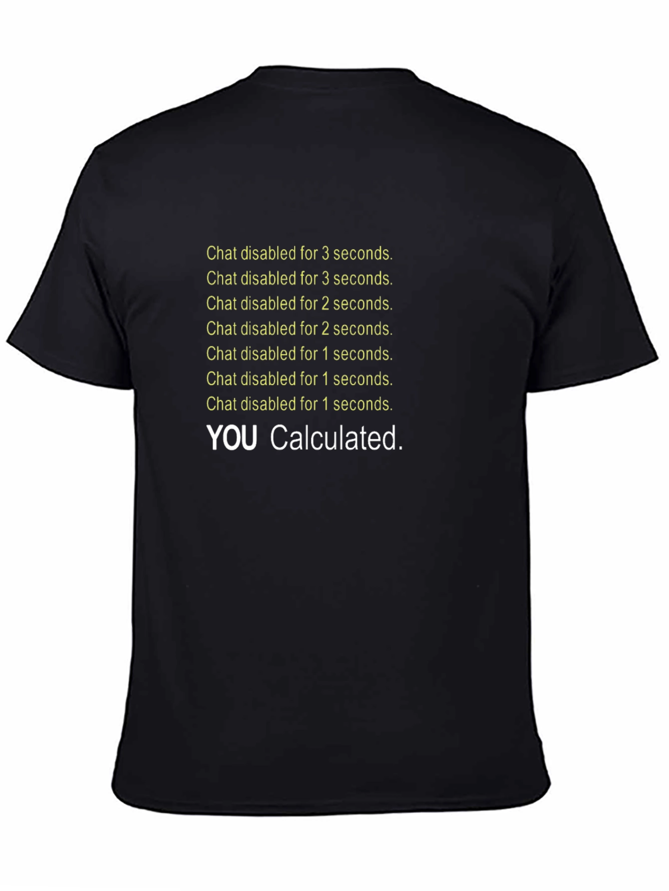 Chat Disabled T-Shirt - Rocket League Inspired