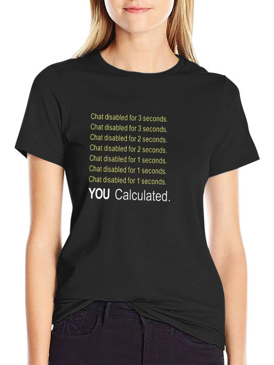 Chat Disabled T-Shirt - Rocket League Inspired