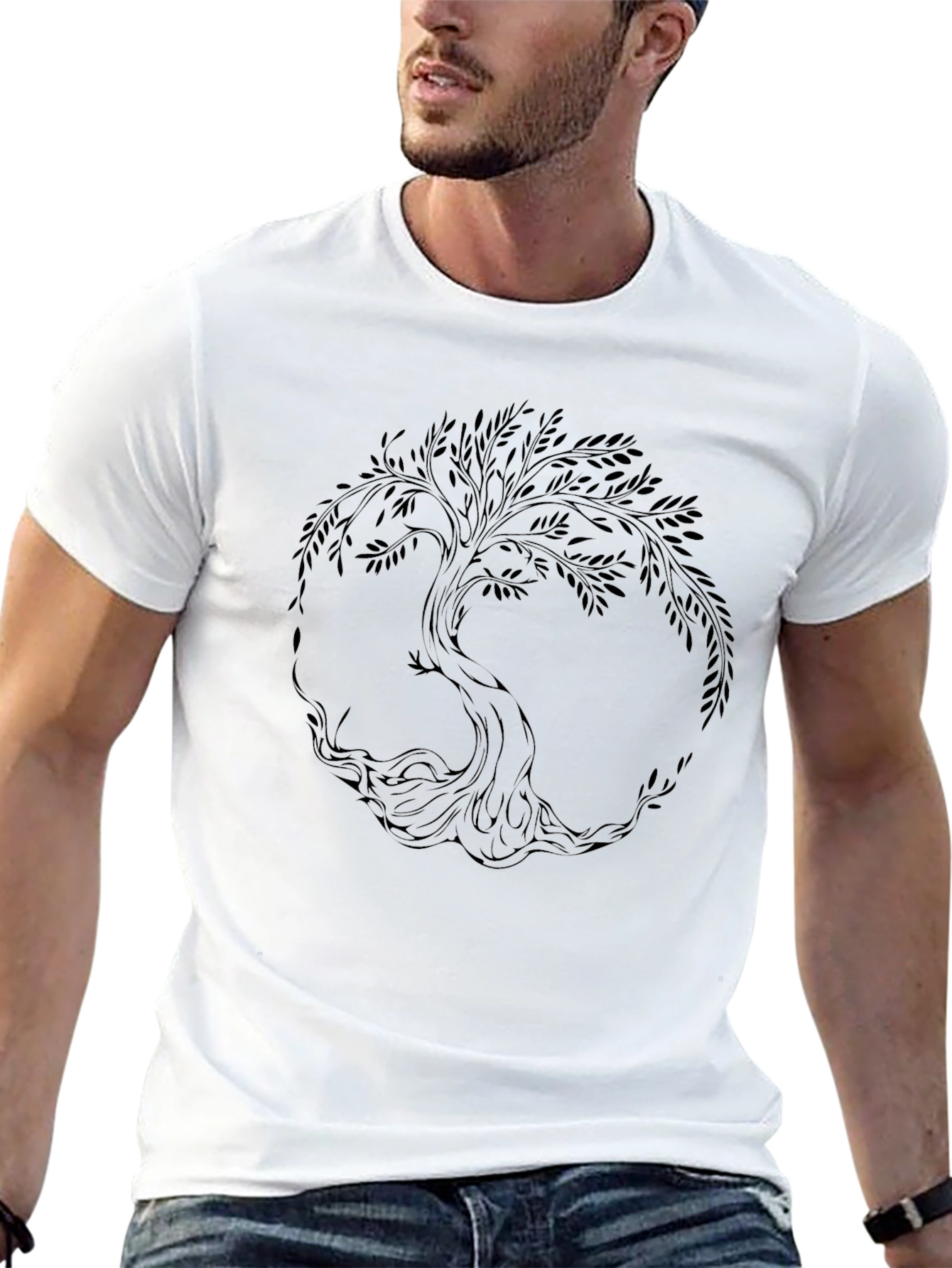 Tree of Life Graphic T-Shirt - Black