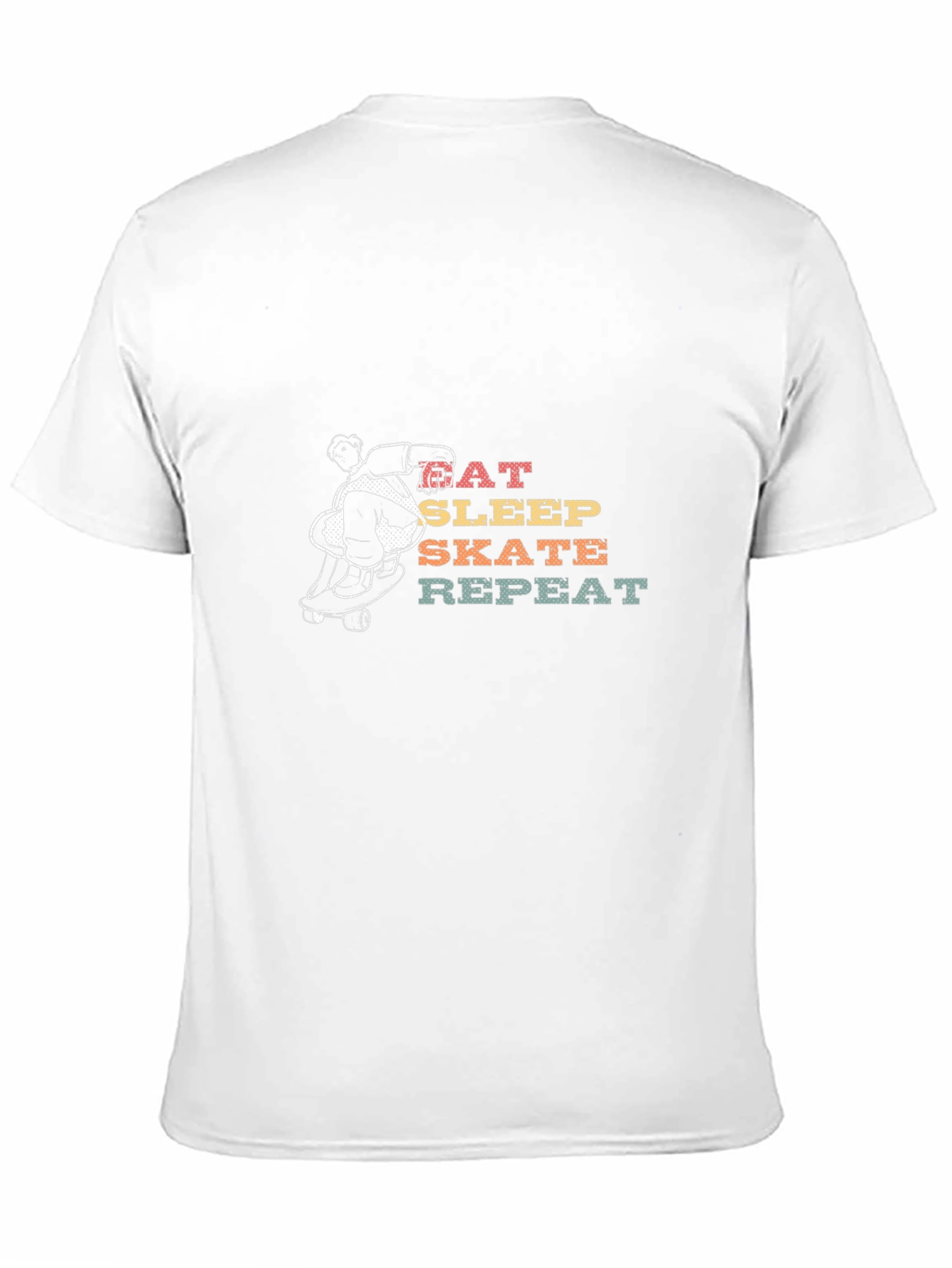 Eat Sleep Skate Repeat Graphic Tee