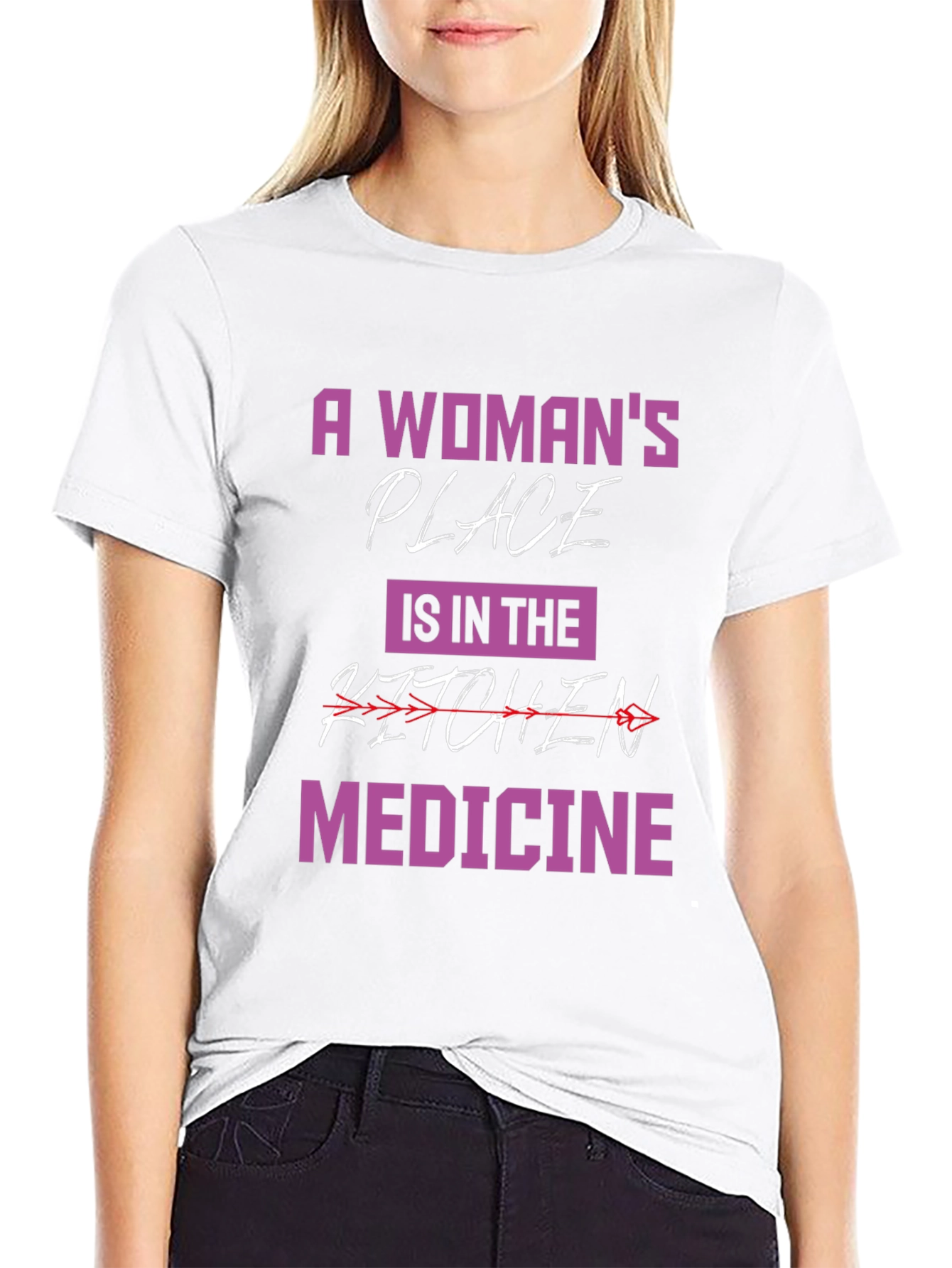 Empowered Woman T-Shirt - Medicine Design