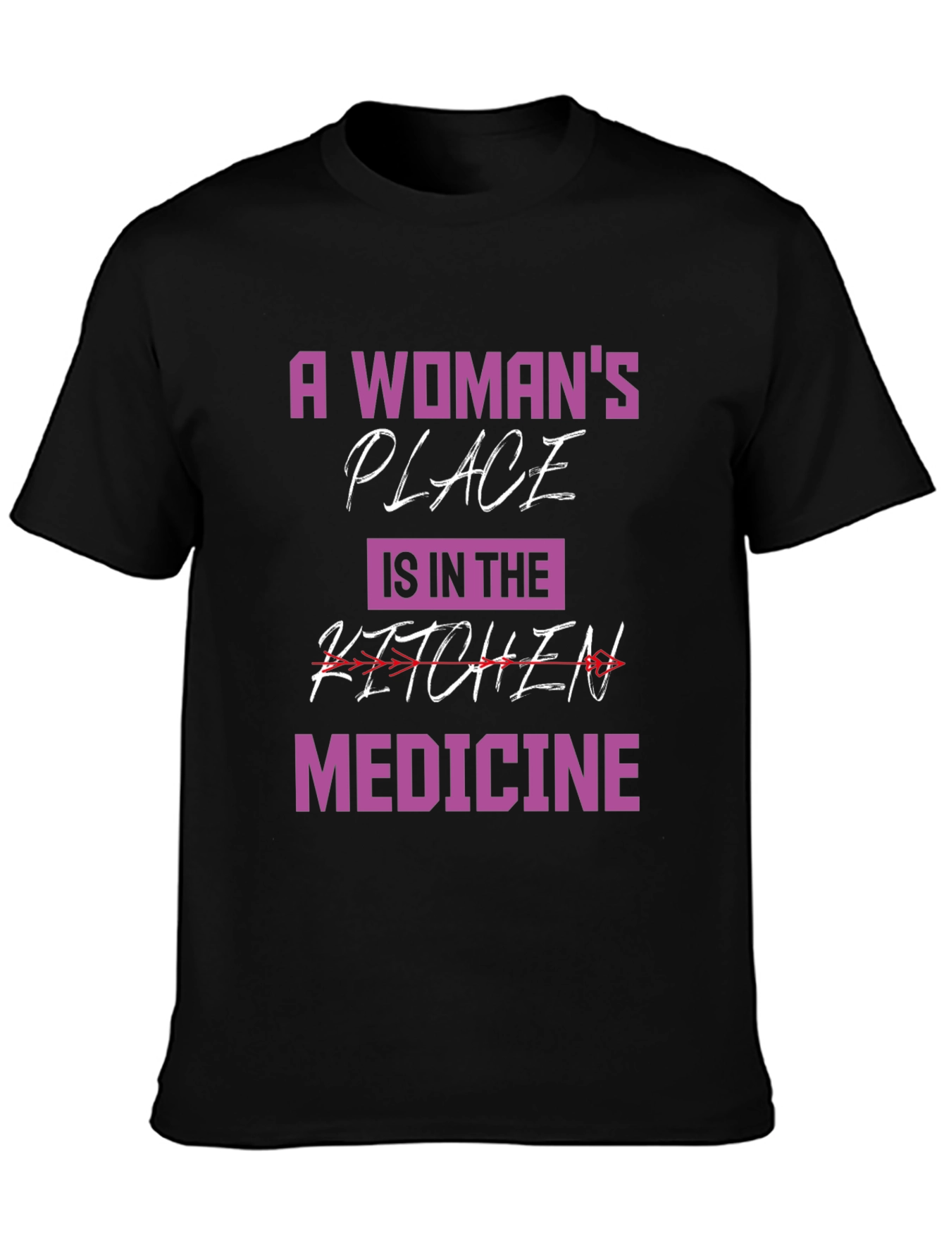 Empowered Woman T-Shirt - Medicine Design