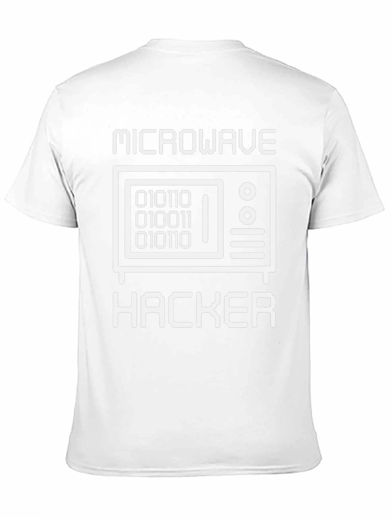 Microwave Hacker T-Shirt - Funny Coding Tee