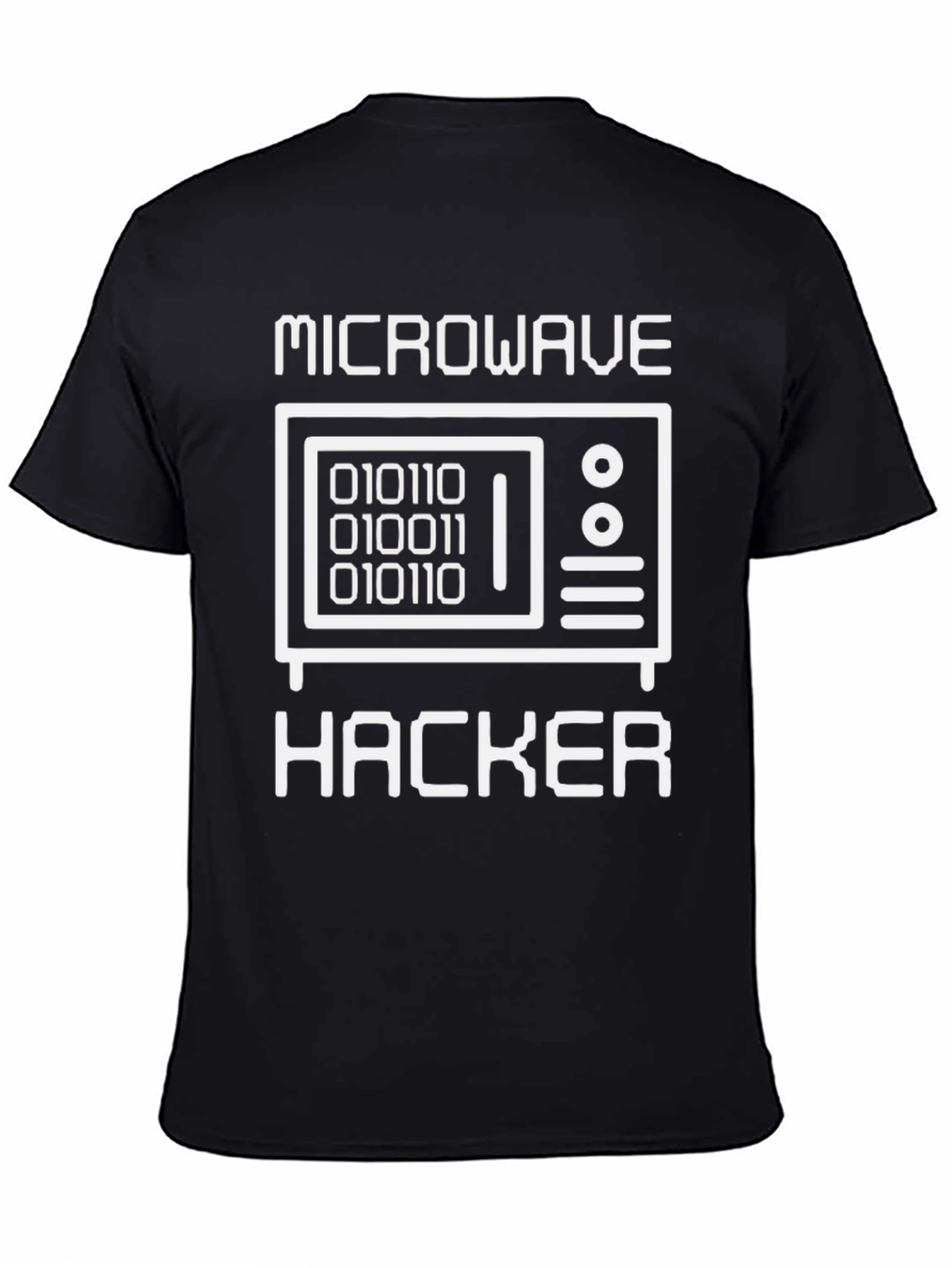 Microwave Hacker T-Shirt - Funny Coding Tee