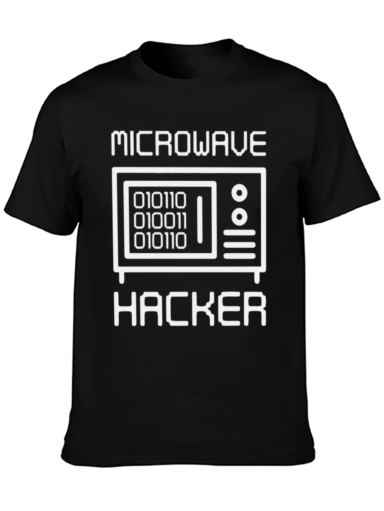Microwave Hacker T-Shirt - Funny Coding Tee