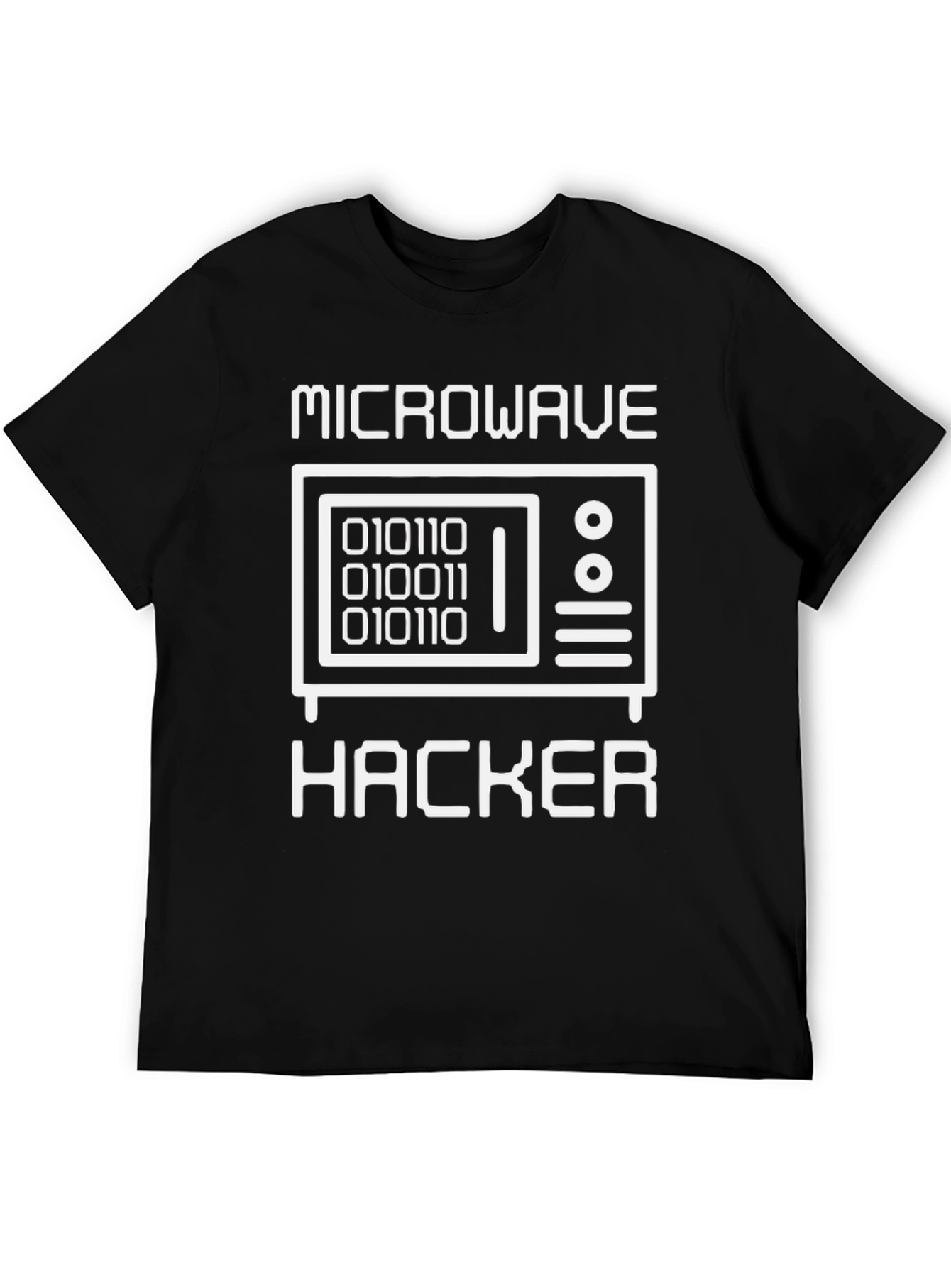 Microwave Hacker T-Shirt - Funny Coding Tee
