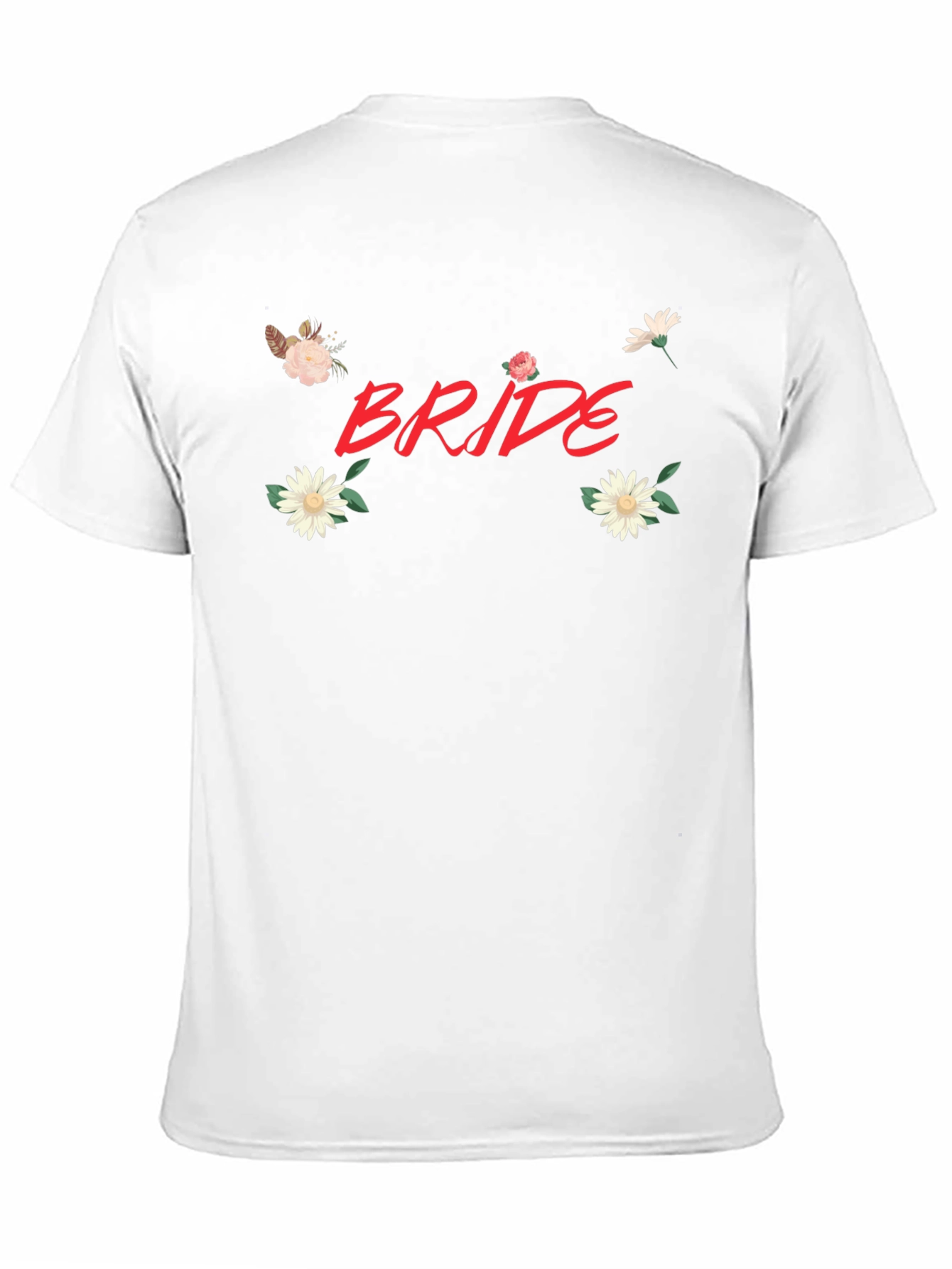 Bride T-Shirt - Floral Design