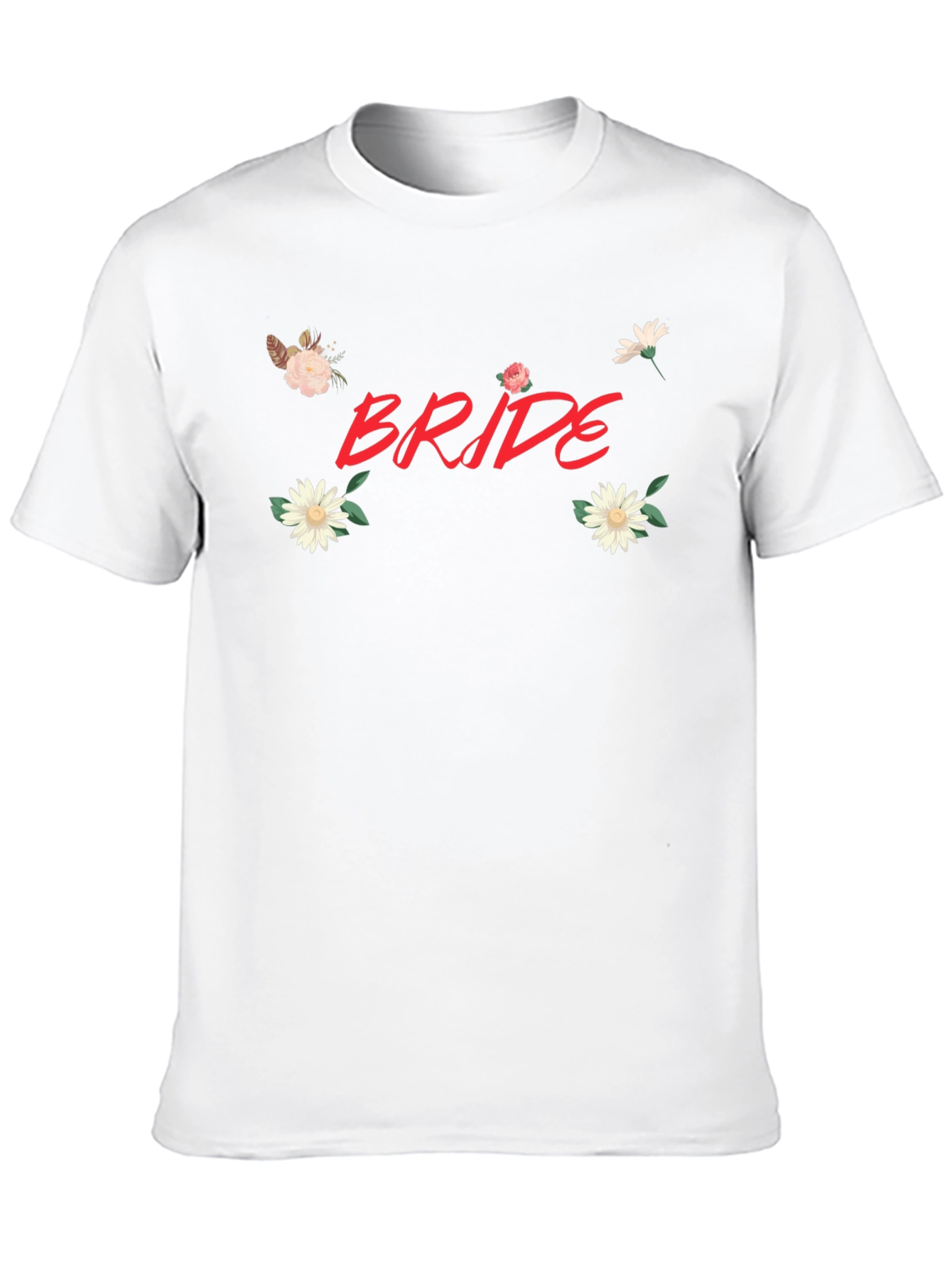 Bride T-Shirt - Floral Design