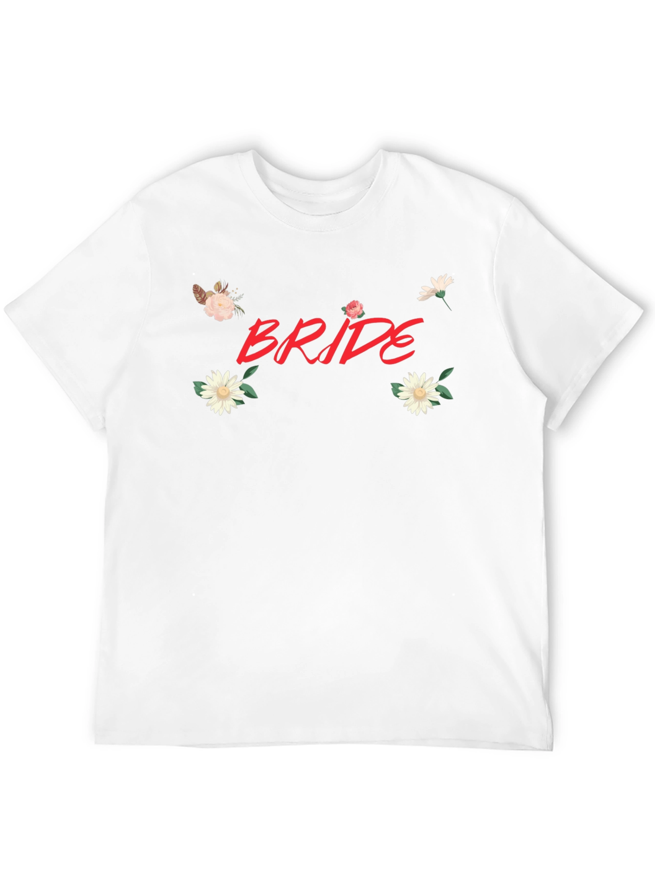 Bride T-Shirt - Floral Design