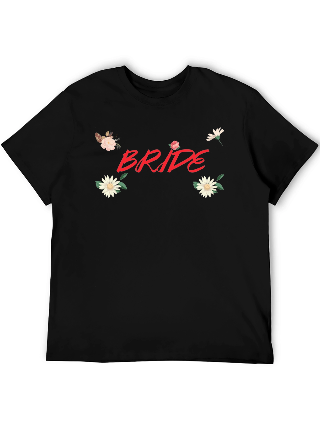 Bride T-Shirt - Floral Design