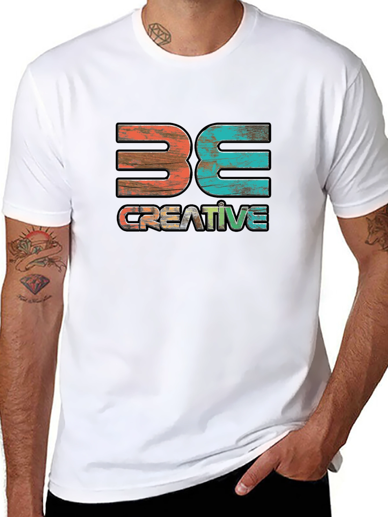 Be Creative Graphic T-Shirt - Unique Design
