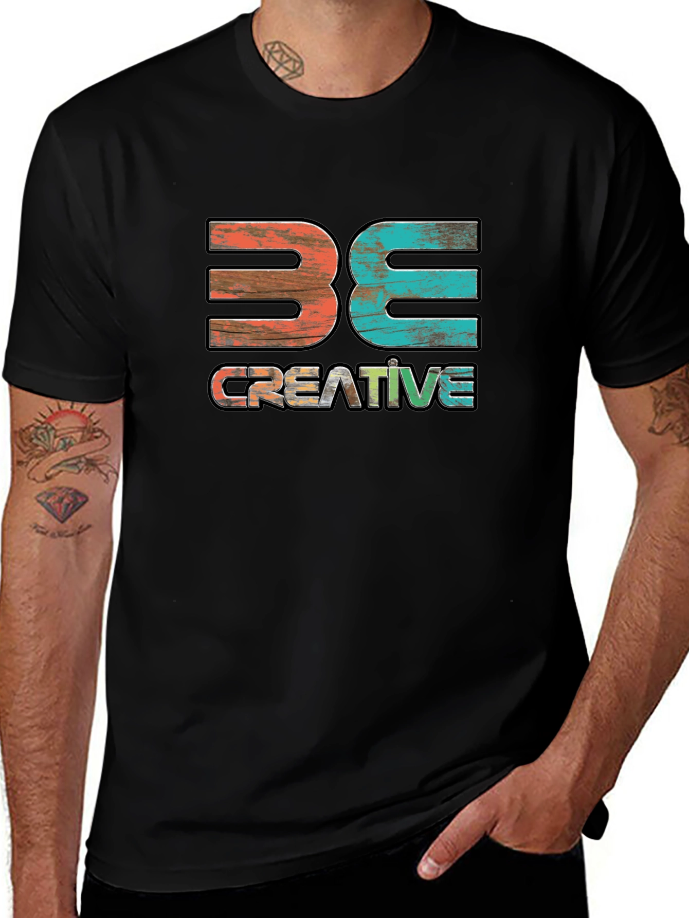 Be Creative Graphic T-Shirt - Unique Design