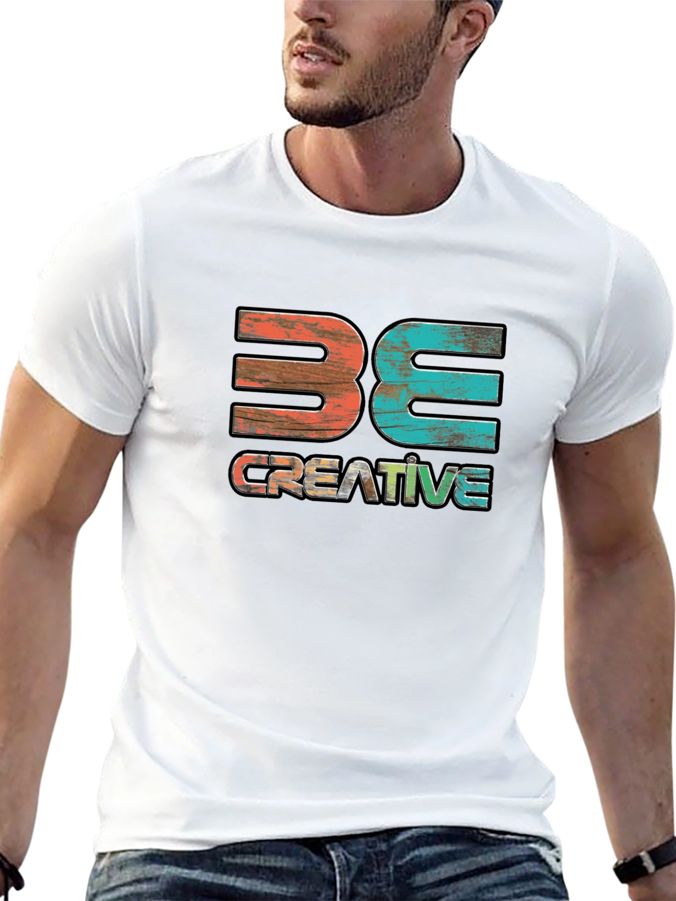 Be Creative Graphic T-Shirt - Unique Design