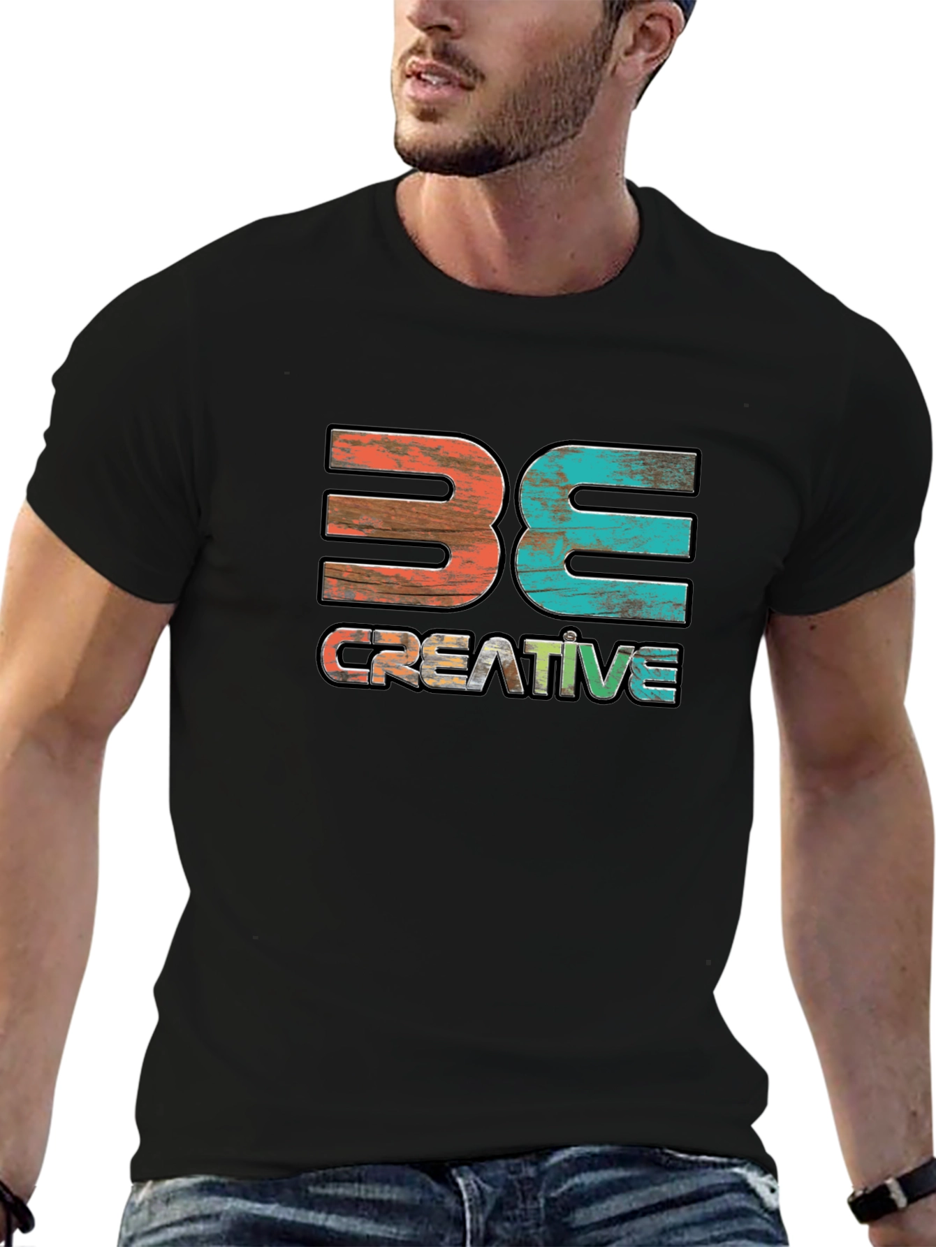 Be Creative Graphic T-Shirt - Unique Design
