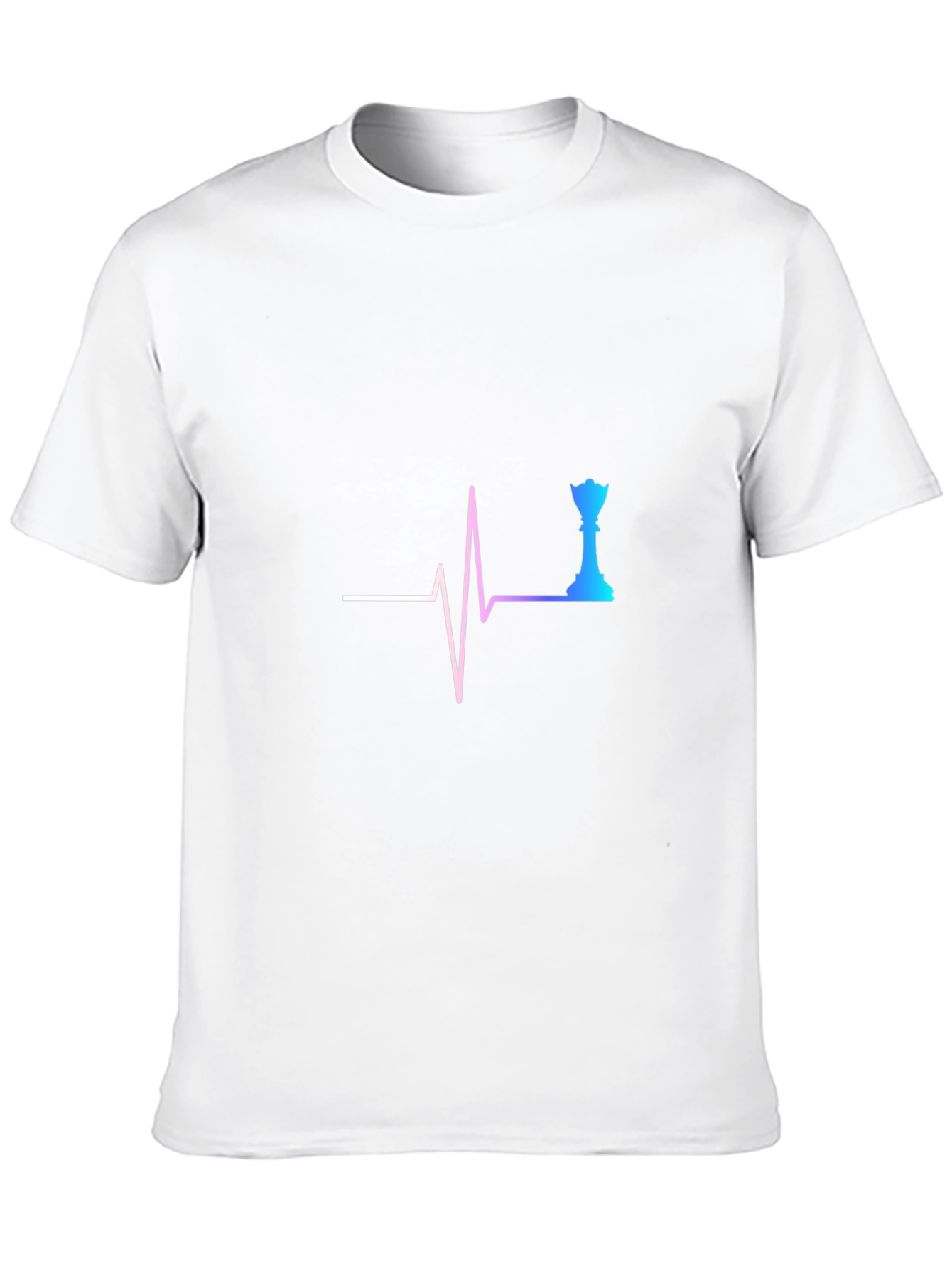 Chess Queen Lifeline Black T-Shirt