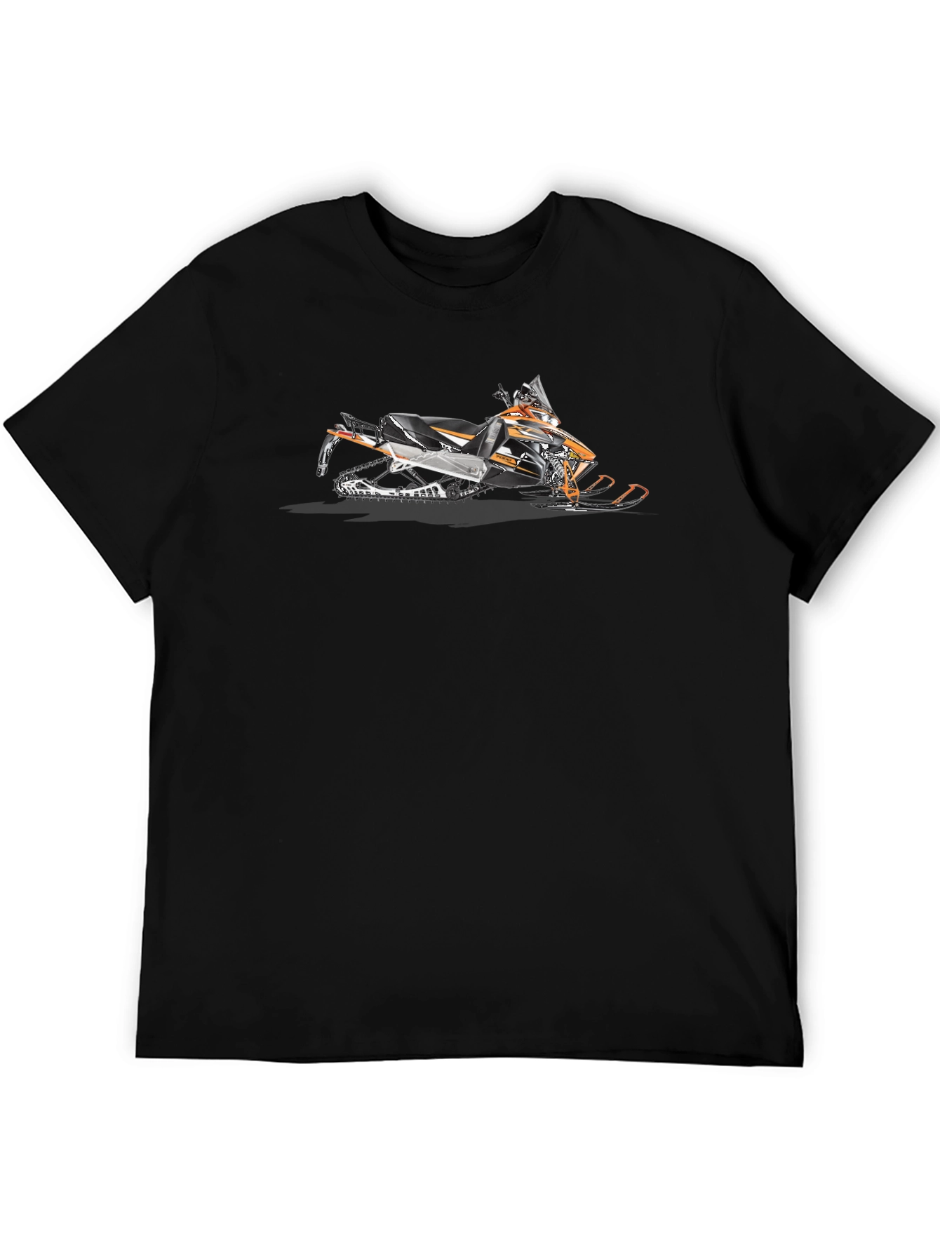 Snowmobile Graphic Tee - Black