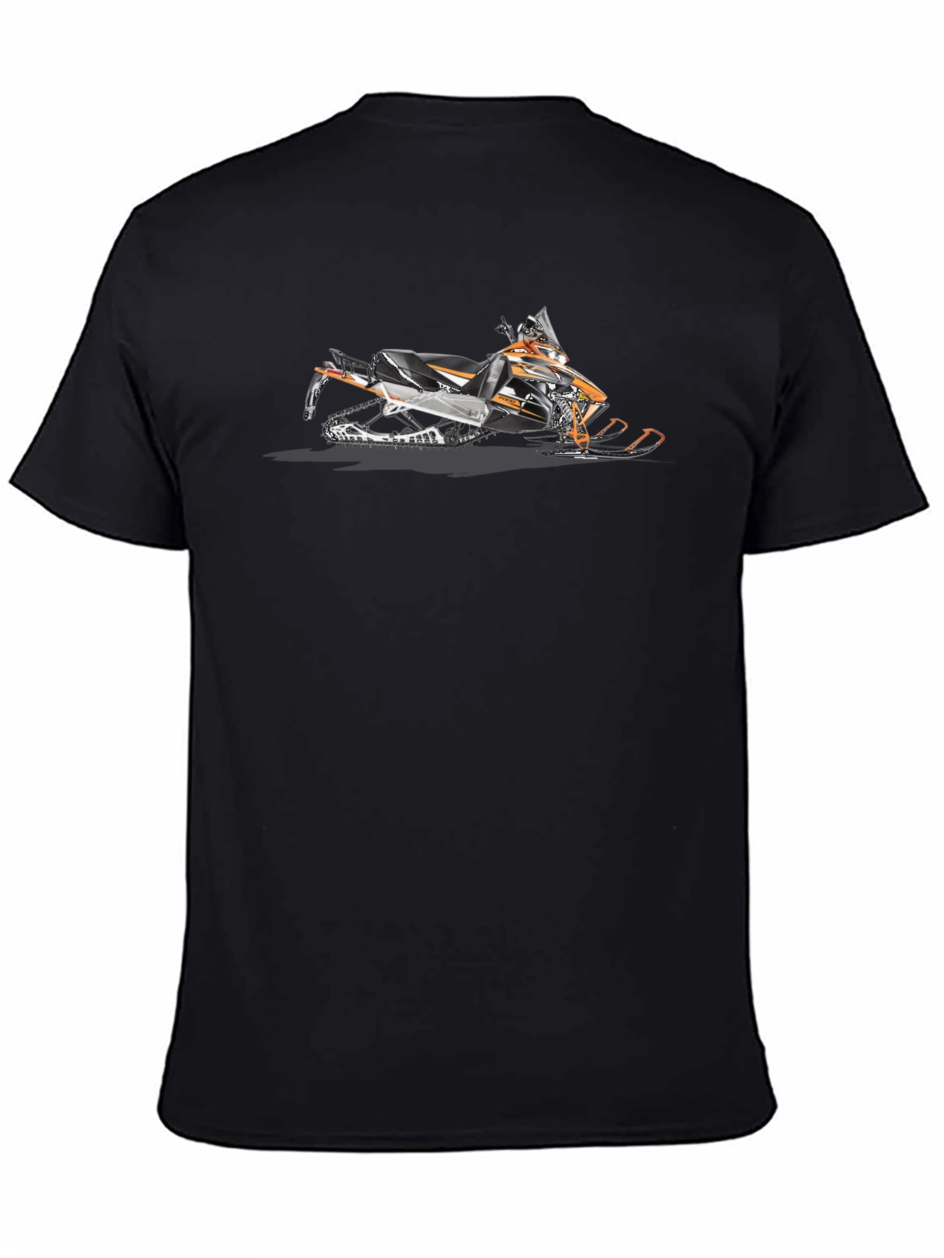 Snowmobile Graphic Tee - Black