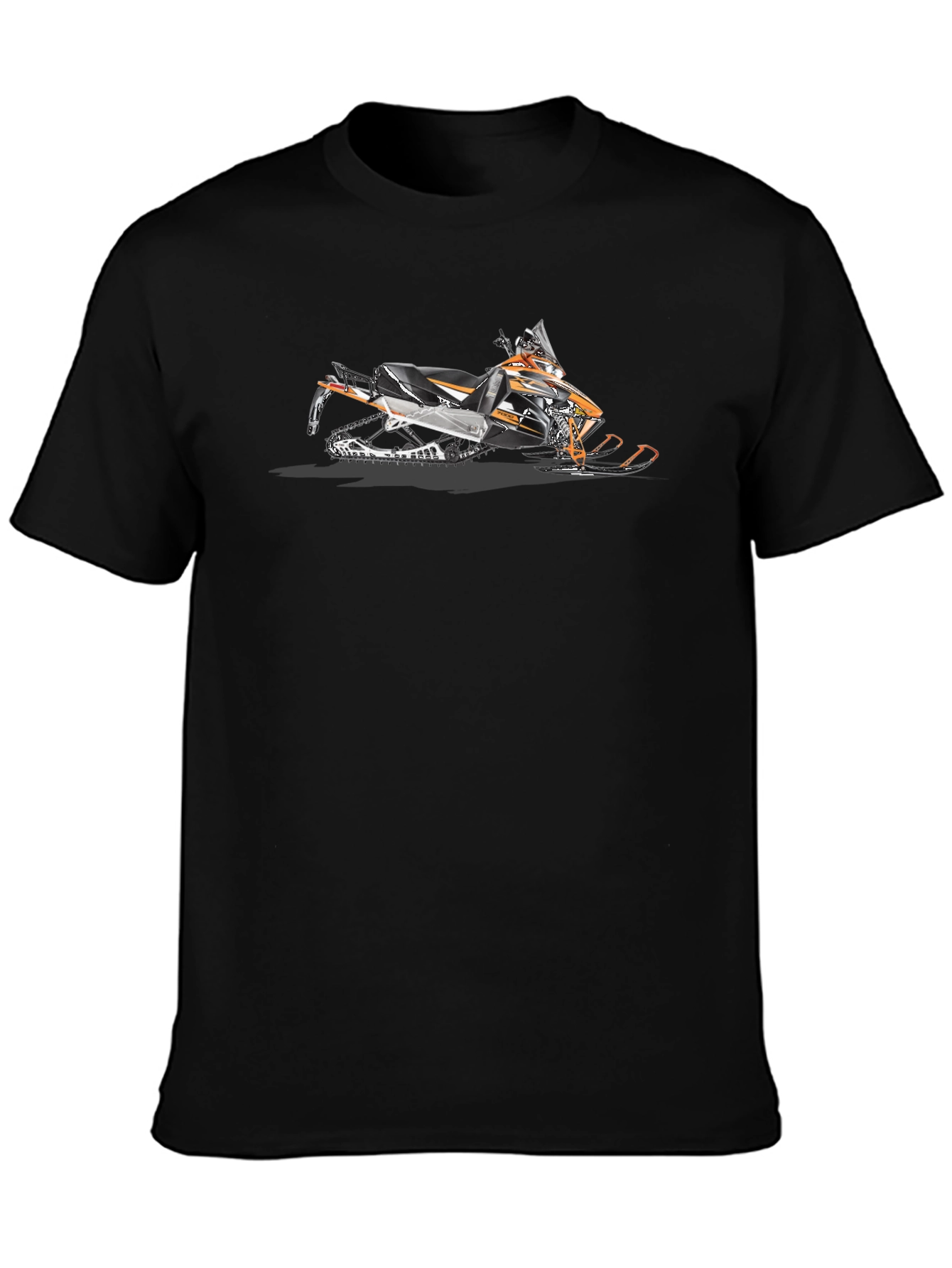 Snowmobile Graphic Tee - Black