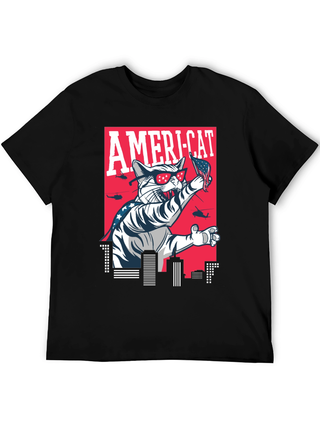 Ameri-Cat Patriotic T-Shirt