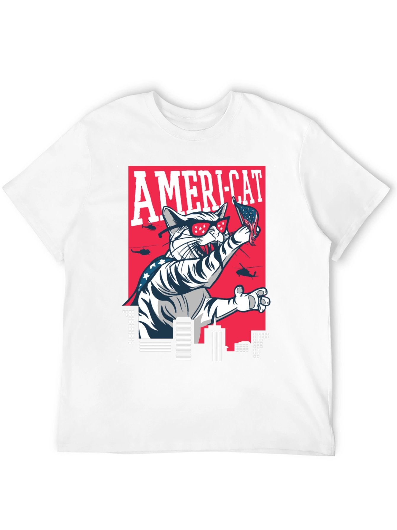 Ameri-Cat Patriotic T-Shirt