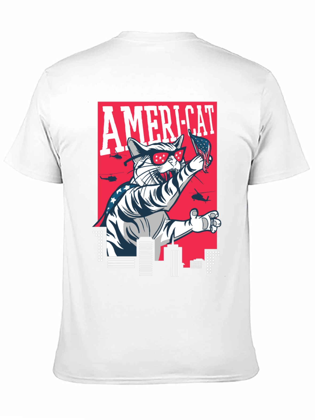 Ameri-Cat Patriotic T-Shirt
