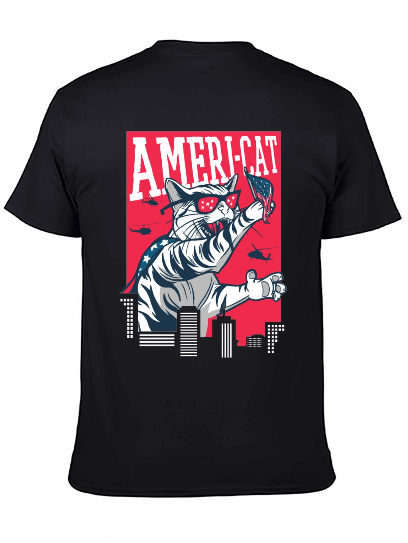 Ameri-Cat Patriotic T-Shirt
