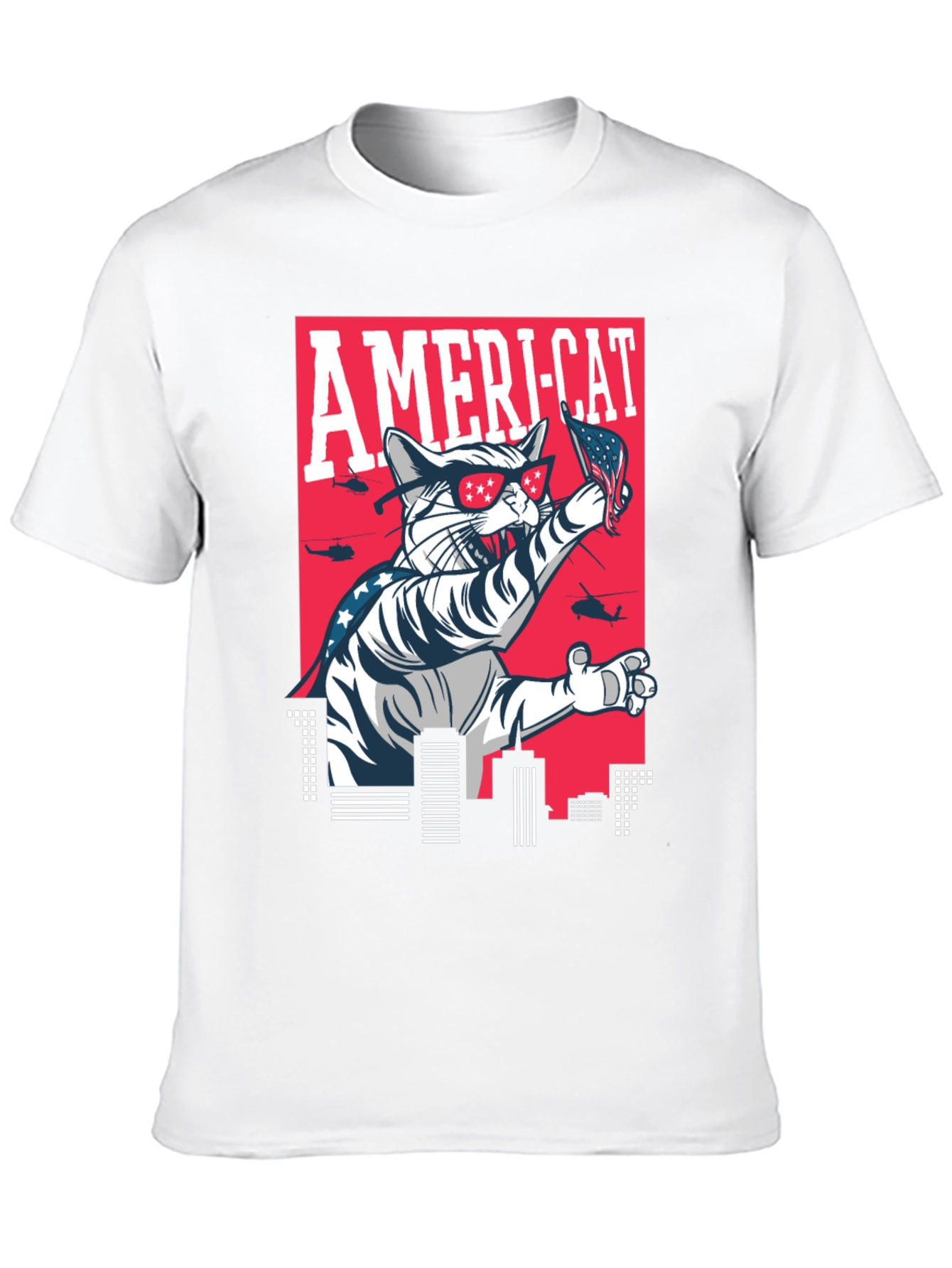 Ameri-Cat Patriotic T-Shirt