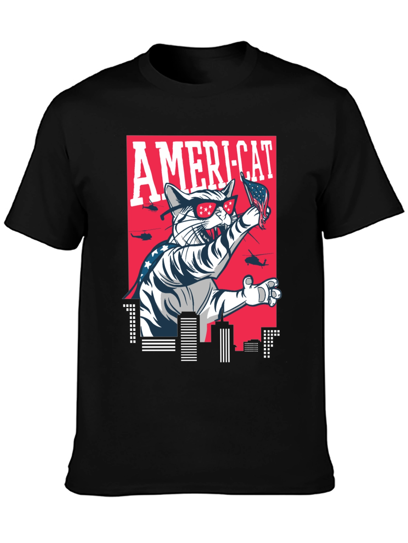 Ameri-Cat Patriotic T-Shirt