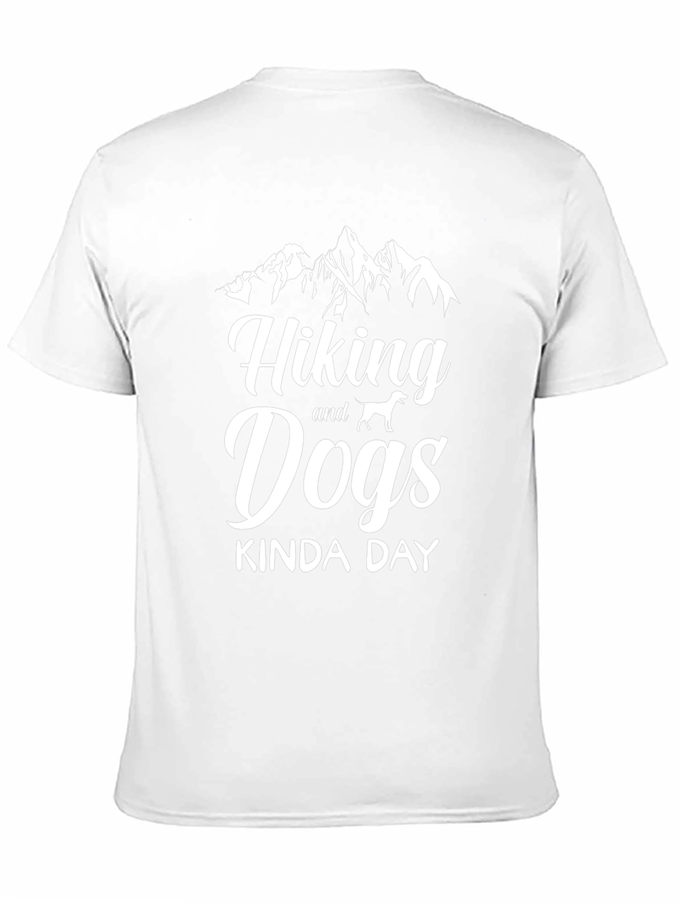 Hiking and Dogs Kinda Day Graphic Tee
