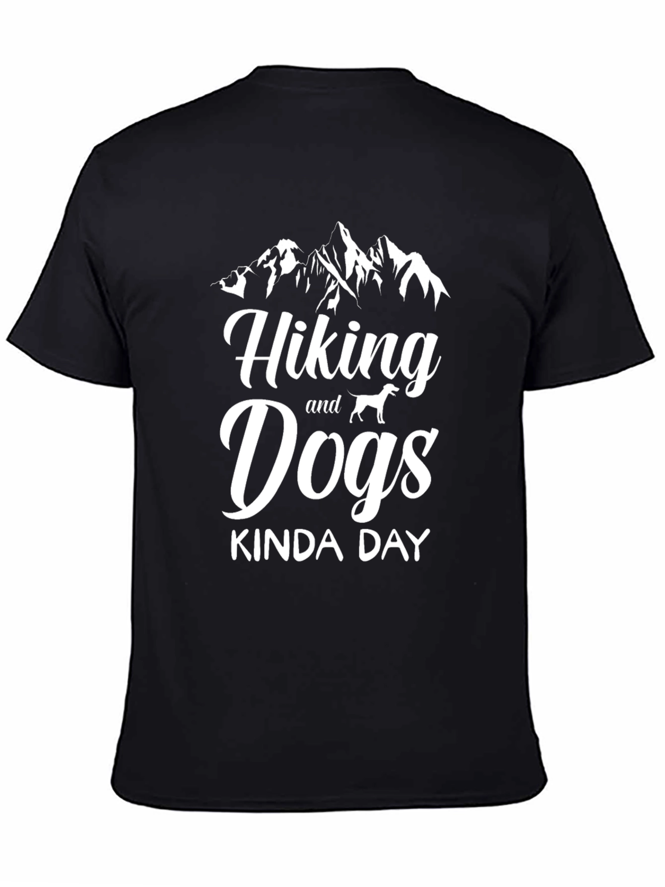 Hiking and Dogs Kinda Day Graphic Tee