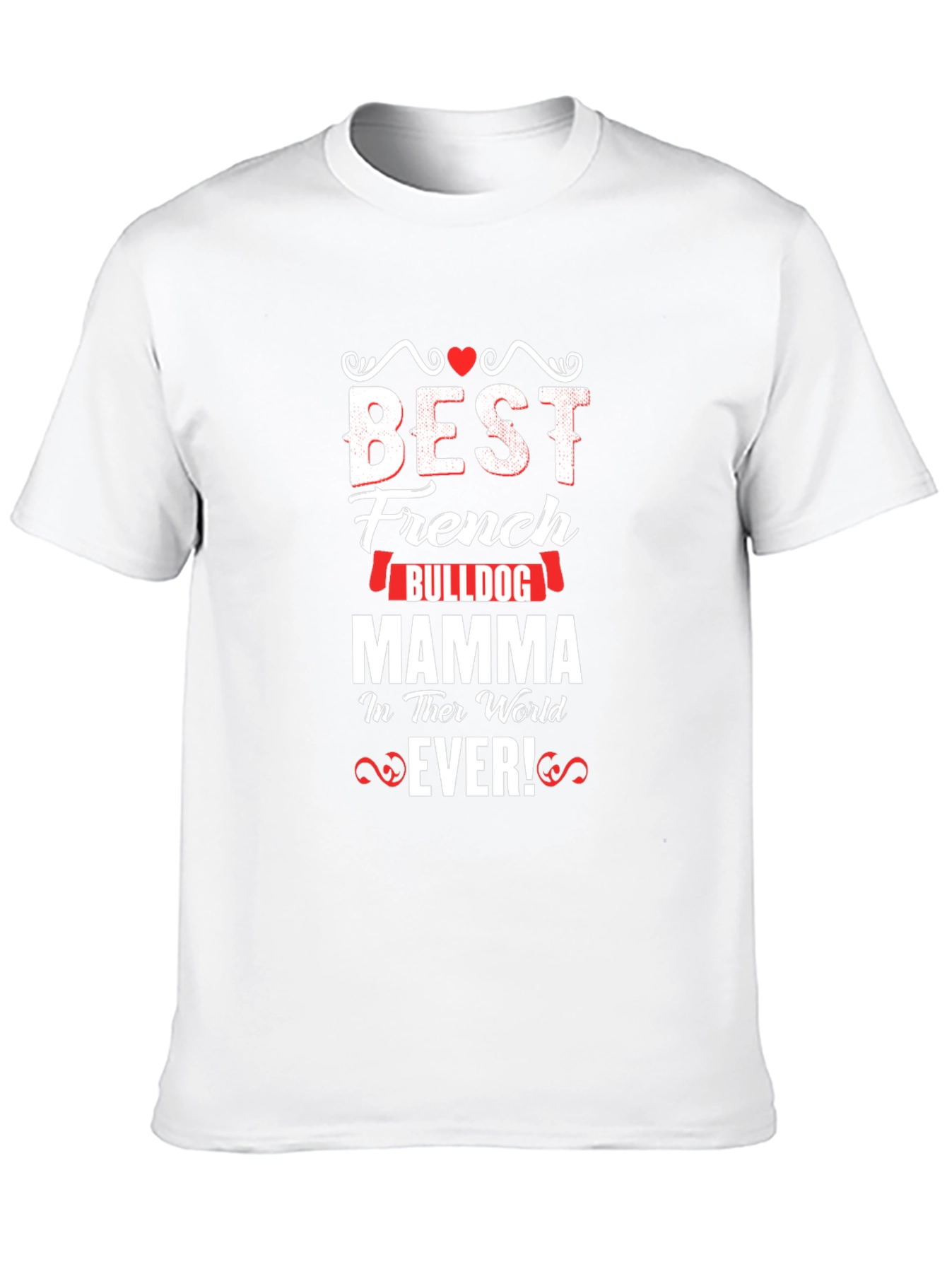 Best French Bulldog Mom T-Shirt - Black