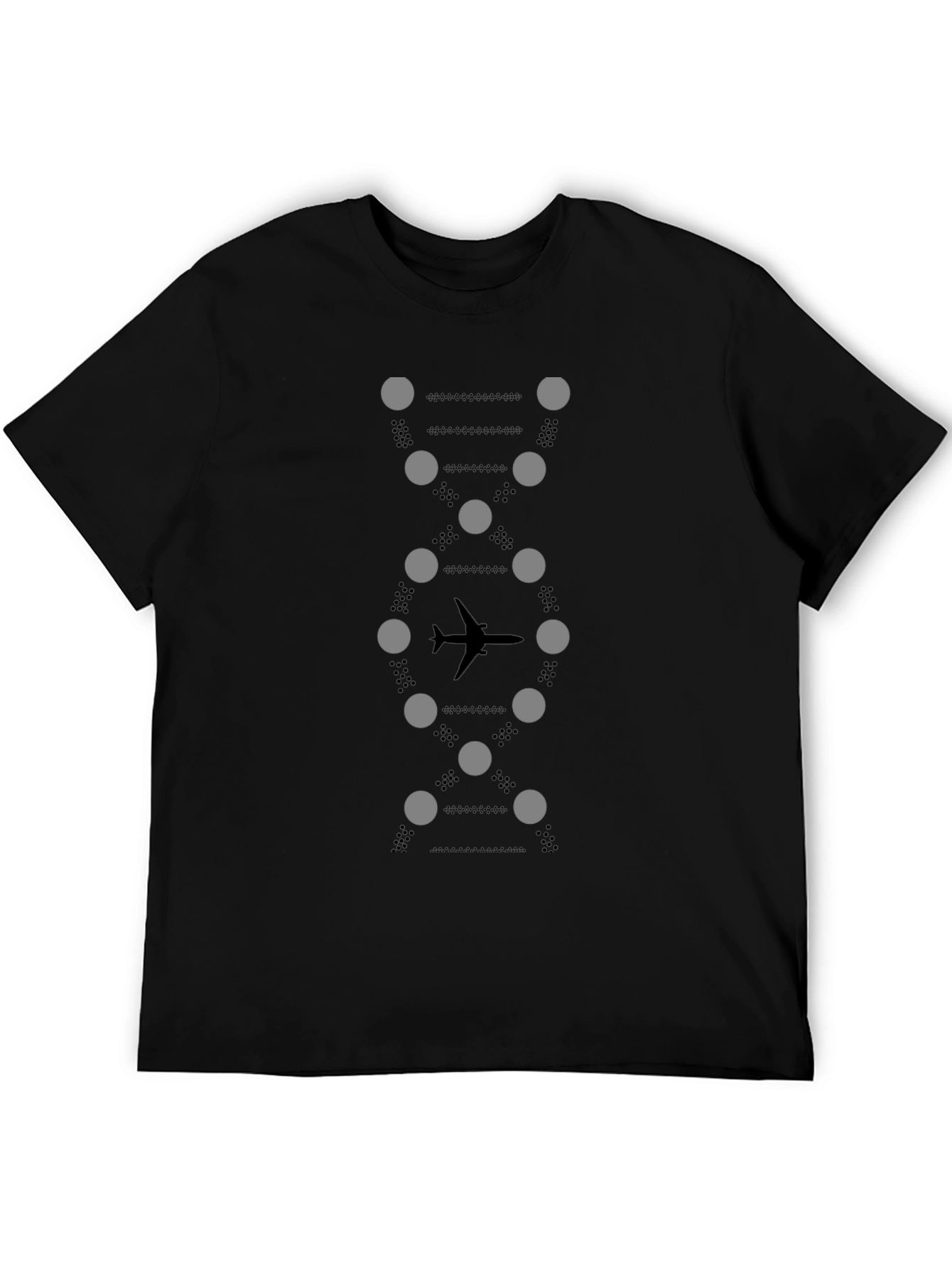 Airplane DNA Graphic Tee - Aviation Inspired T-Shirt