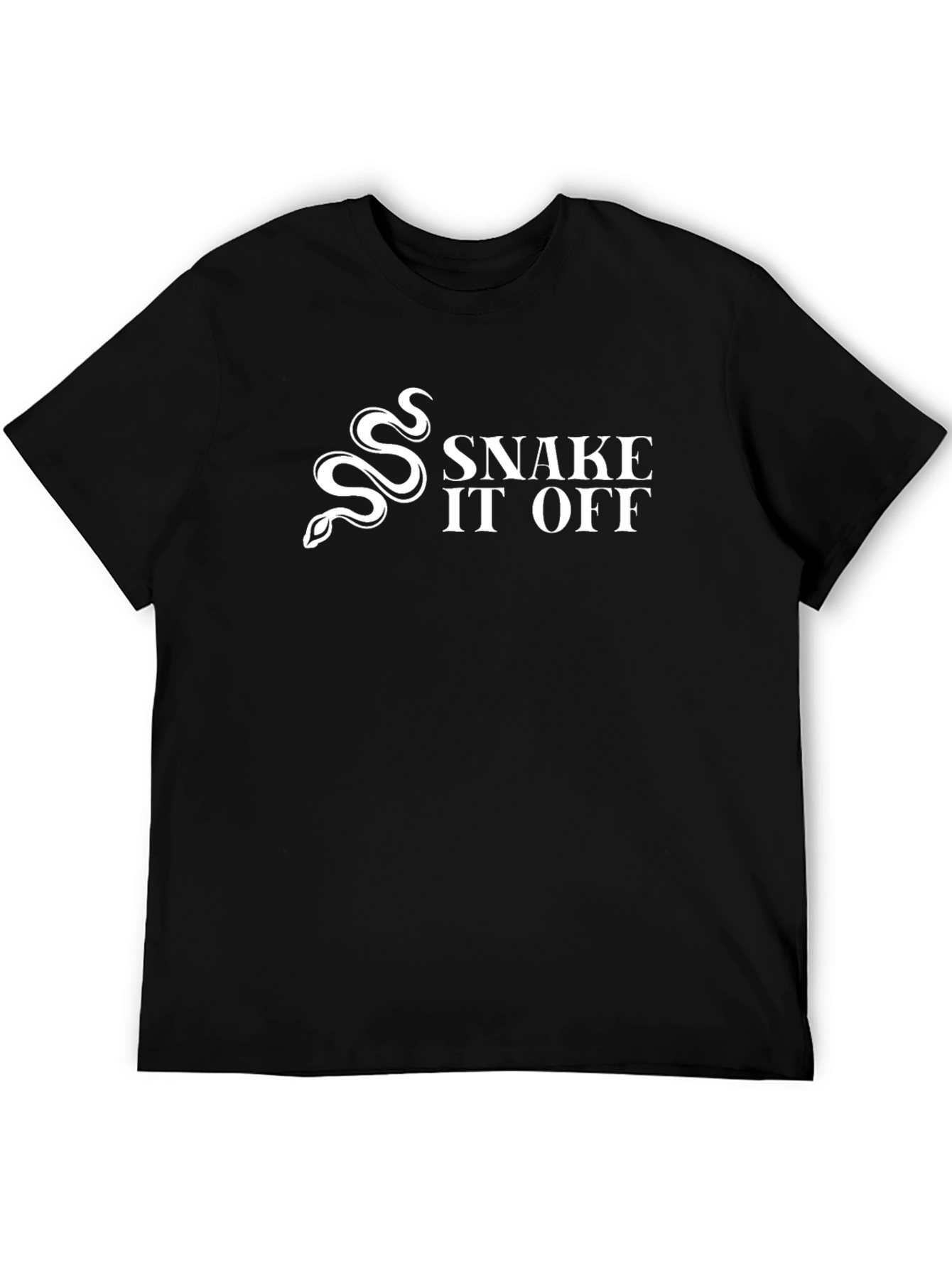 Snake It Off Black T-Shirt